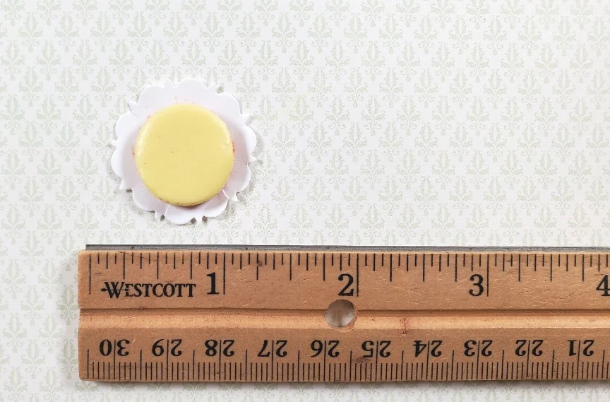 Dollhouse New York Style Cheesecake 1:12 Scale Miniature Food Dessert Bakery - Image 3