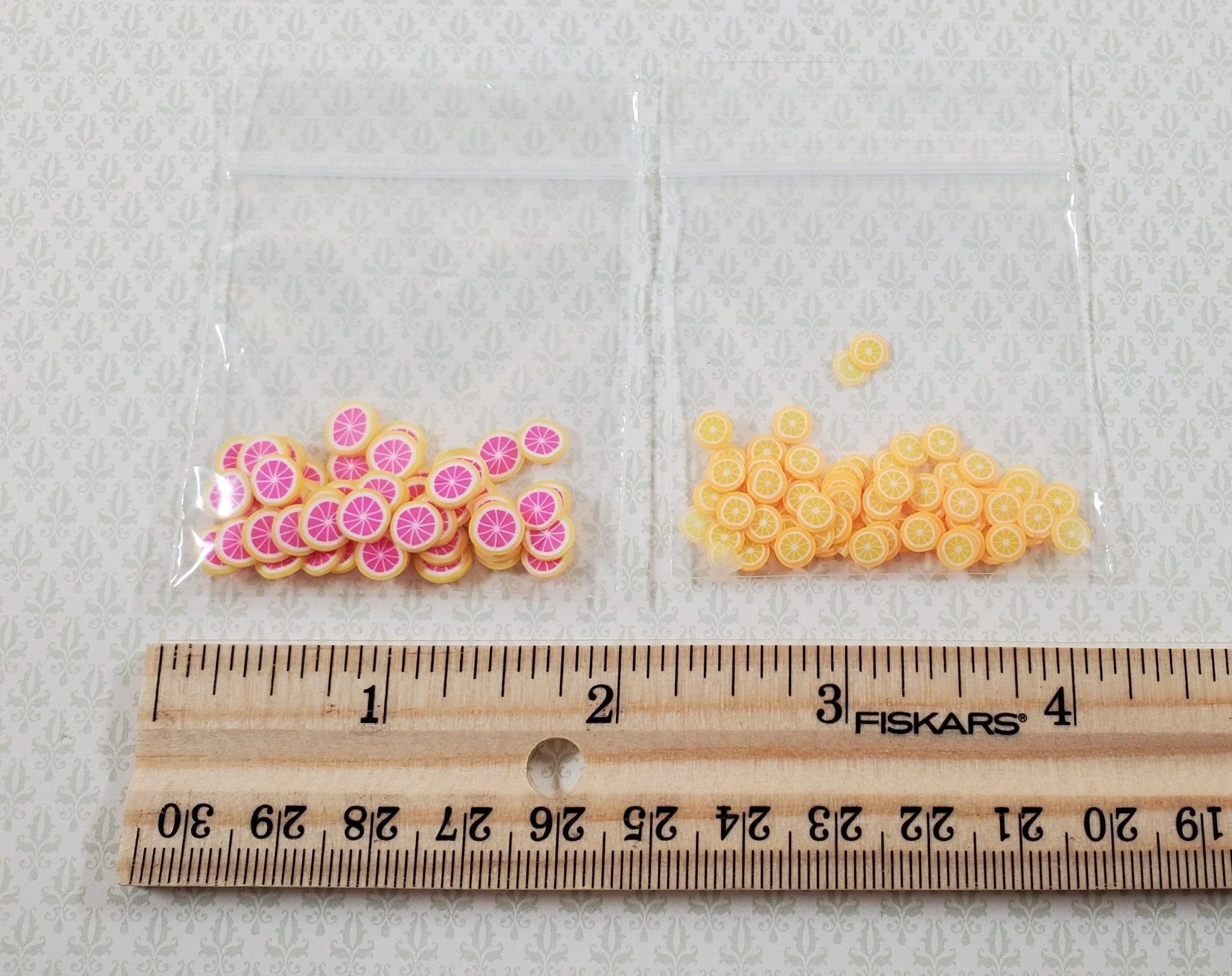 Dollhouse Oranges and Grapefruits Round Slices 1:12 Scale Miniature Kitchen Food - Image 3