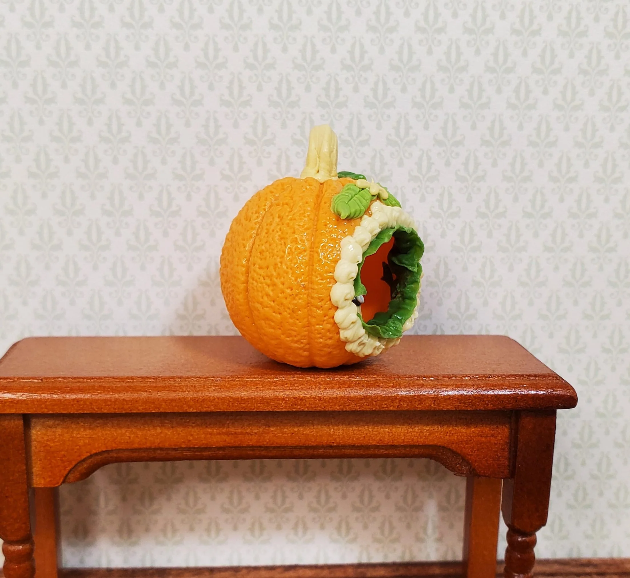 Dollhouse Panorama Pumpkin Witch Scene 1:12 Scale Miniature Halloween - Image 2