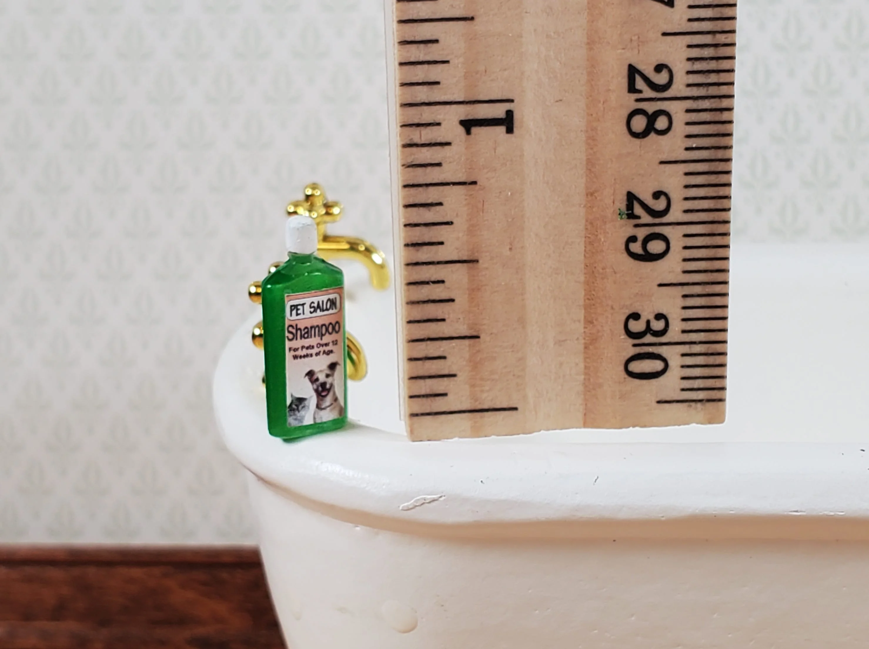 Dollhouse Pet Shampoo for Dogs and Cats 1:12 Scale Miniature Decor - Image 4