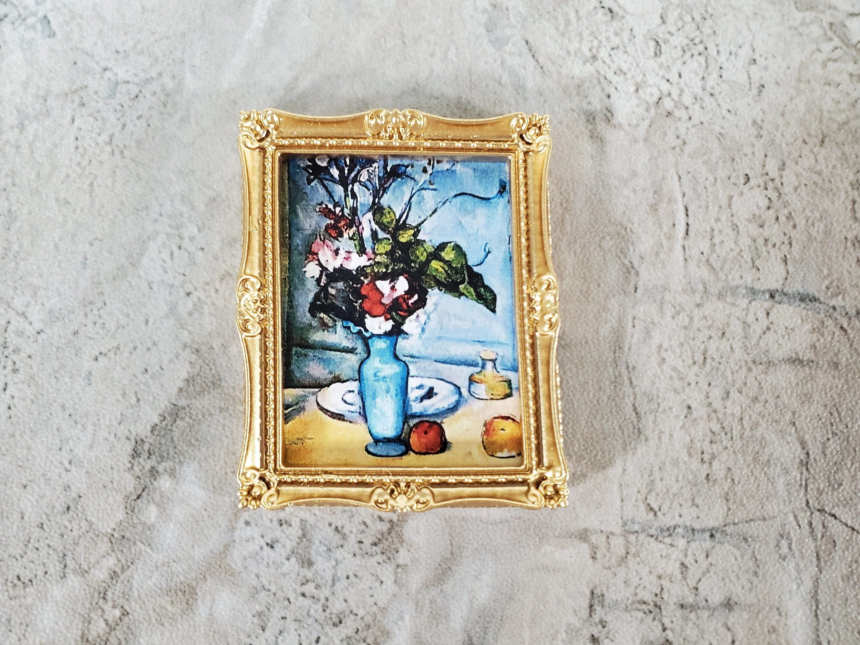 Dollhouse Picture Frame Gold for Paintings Medium Size 1:12 Scale Miniature - Image 6