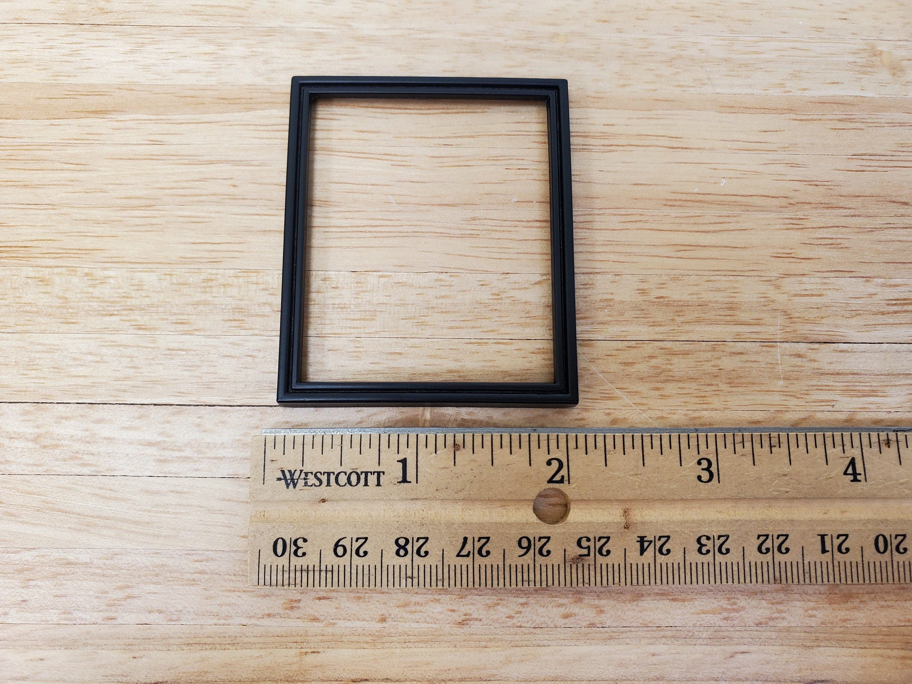 Dollhouse Mini Picture Frame Metal Black for Paintings 1:12 Scale Miniatures - Image 6