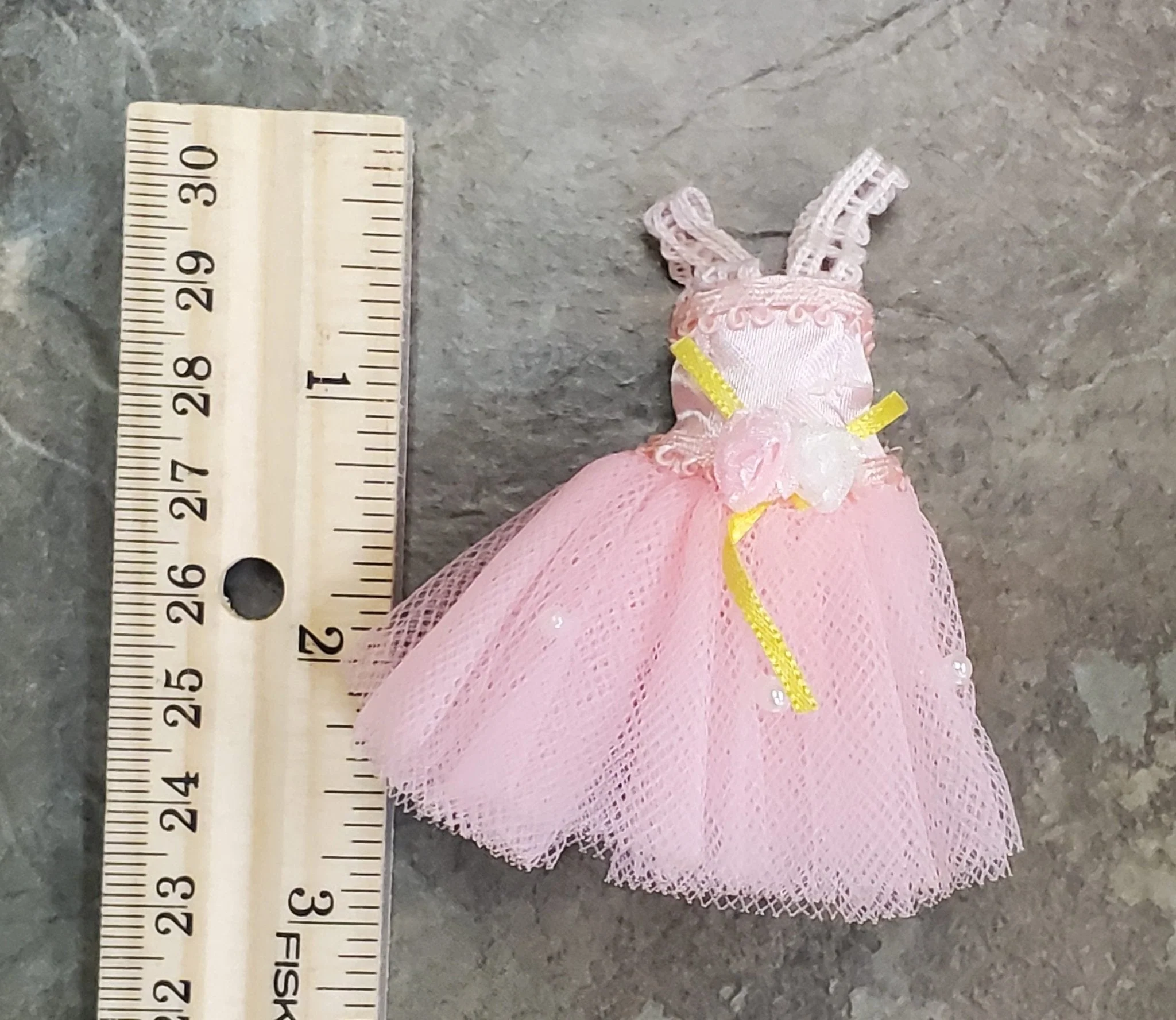 Dollhouse Pink Ballerina Tutu 1:12 Scale Miniature Clothes Decoration Only - Image 4