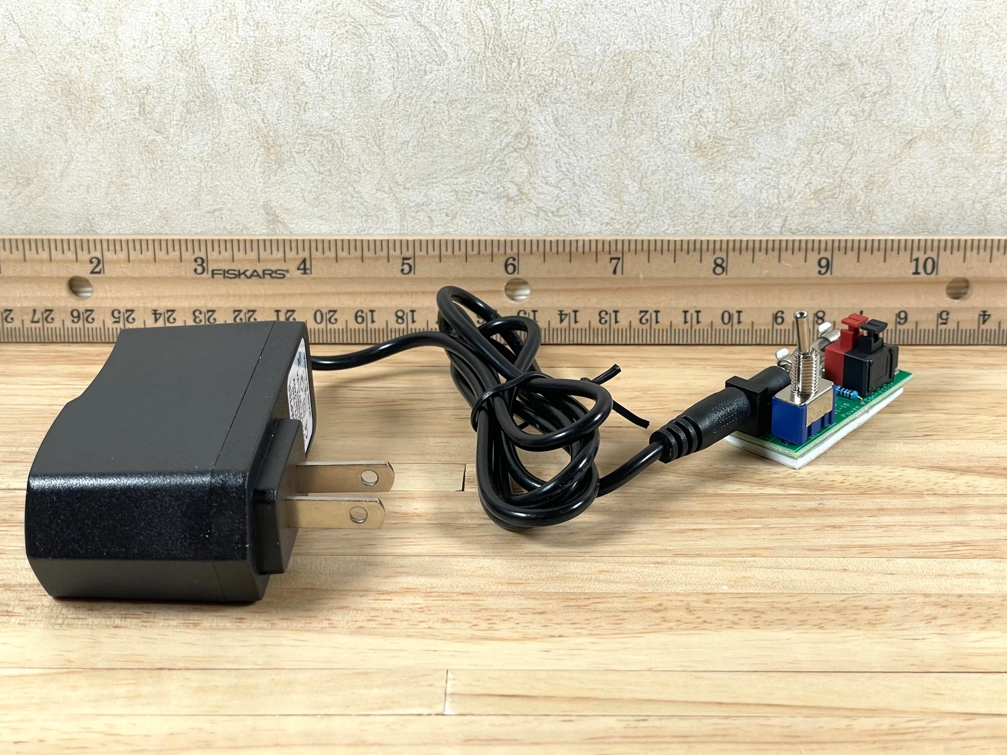 Dollhouse Power Connector with Power Supply Plug Tape or Round Wire Electrical - Image 4