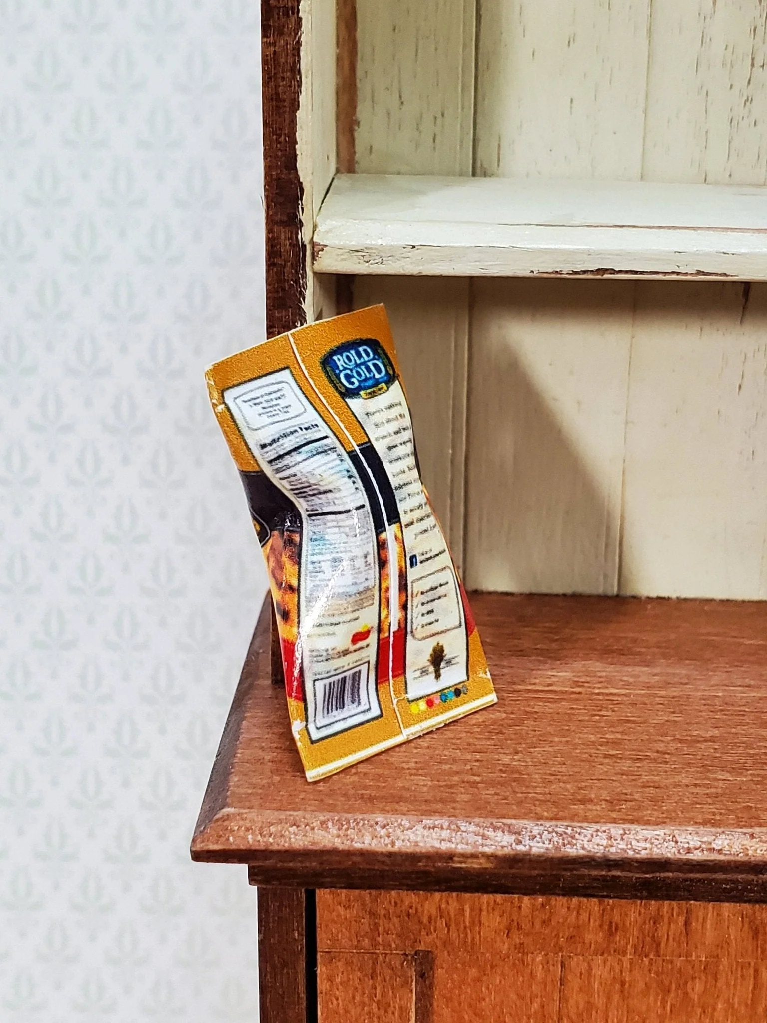 Dollhouse Pretzels Bag Rold Gold Thins 1:12 Scale Miniature Food Groceries Kitchen - Image 2