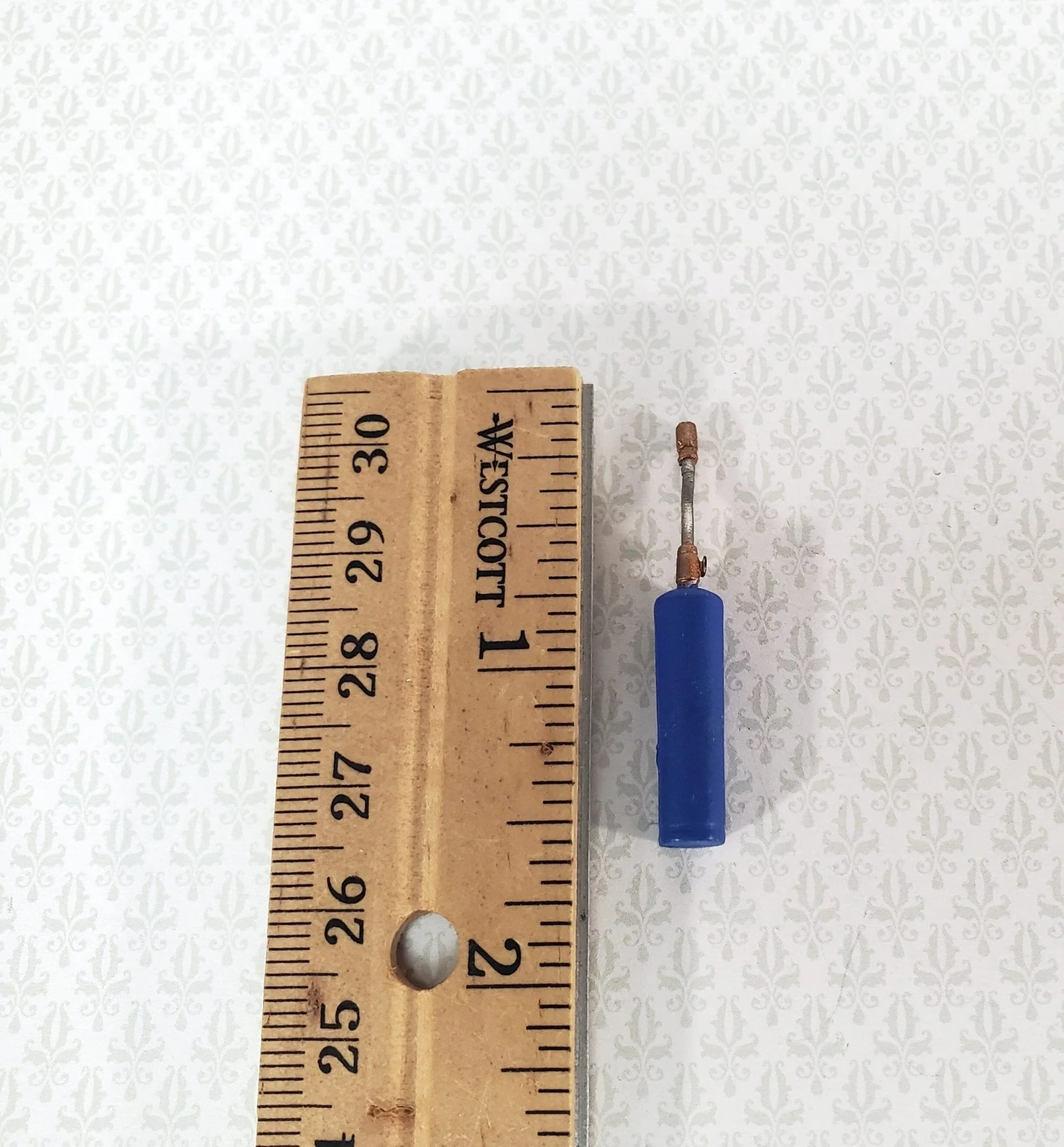 Dollhouse Propane Blowtorch Tool Sir Thomas Thumb Metal 1:12 Scale Miniature - Image 3