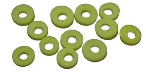 Dollhouse Set of 12 Pineapple Rings 1:12 Scale Miniature Food Kitchen