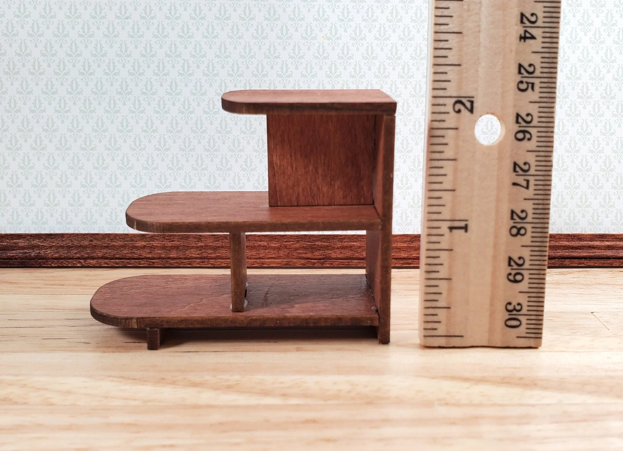 Dollhouse Side Table KIT Retro Mid Century Modern 1:12 Scale Miniature Furniture - Image 6