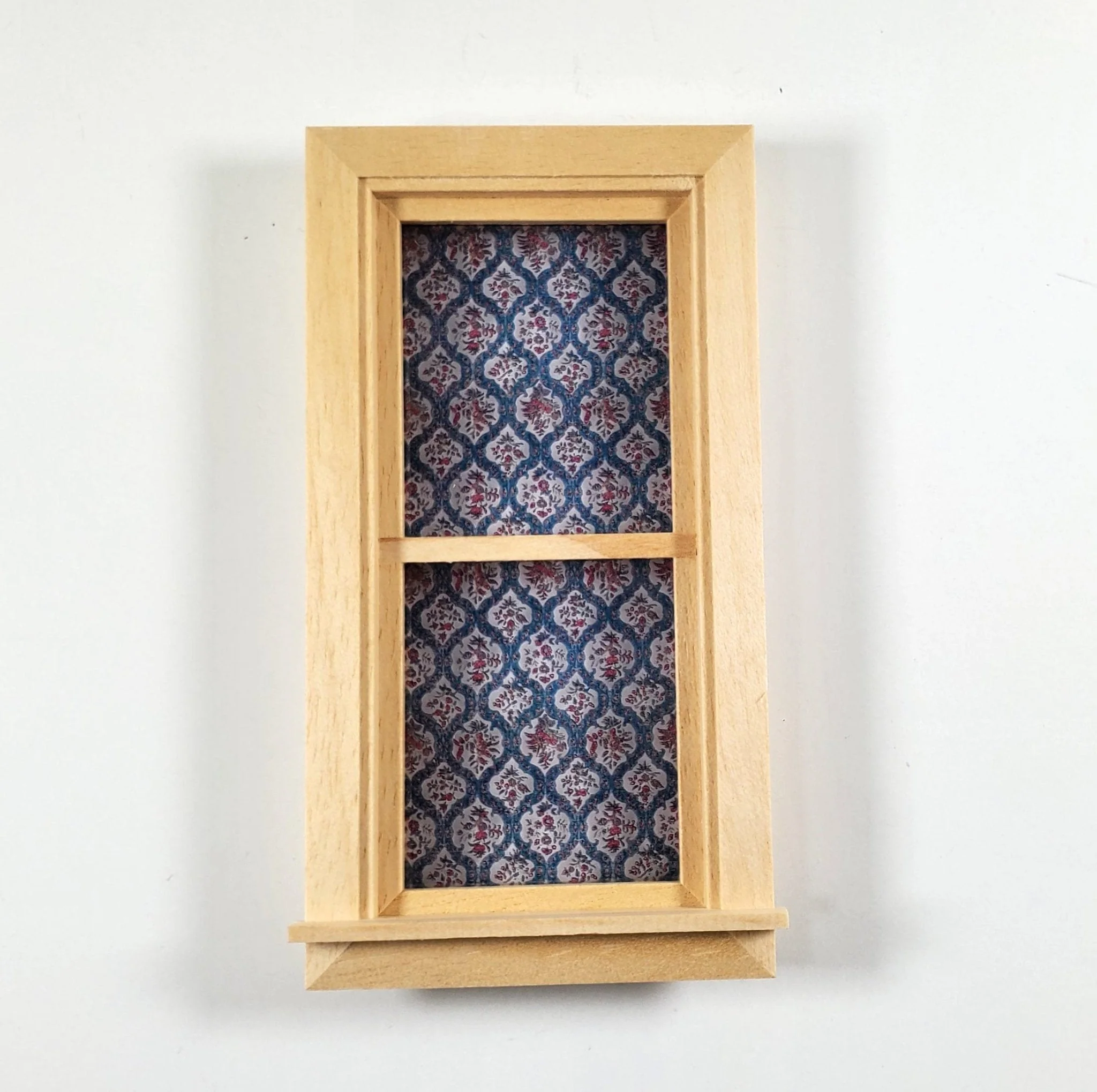 Dollhouse Simulated Stained Glass Insert Cut to Size Blues for Windows or Doors - Image 2