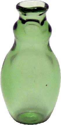 Dollhouse Small Green Jar or Vase 1:12 Scale Miniature