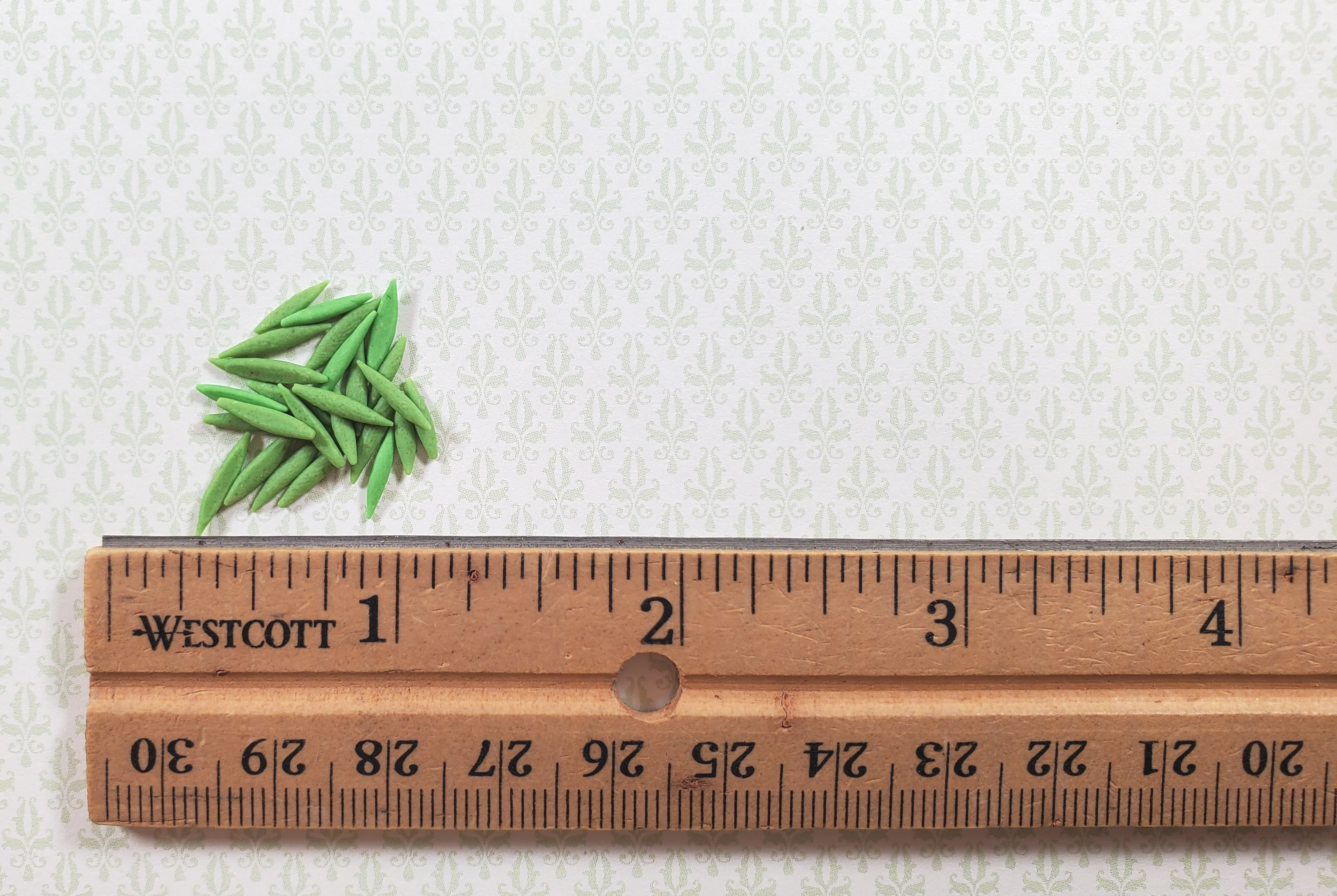 Dollhouse Snow Peas Set of 25 1:12 Scale Miniature Food Kitchen Groceries - Image 3