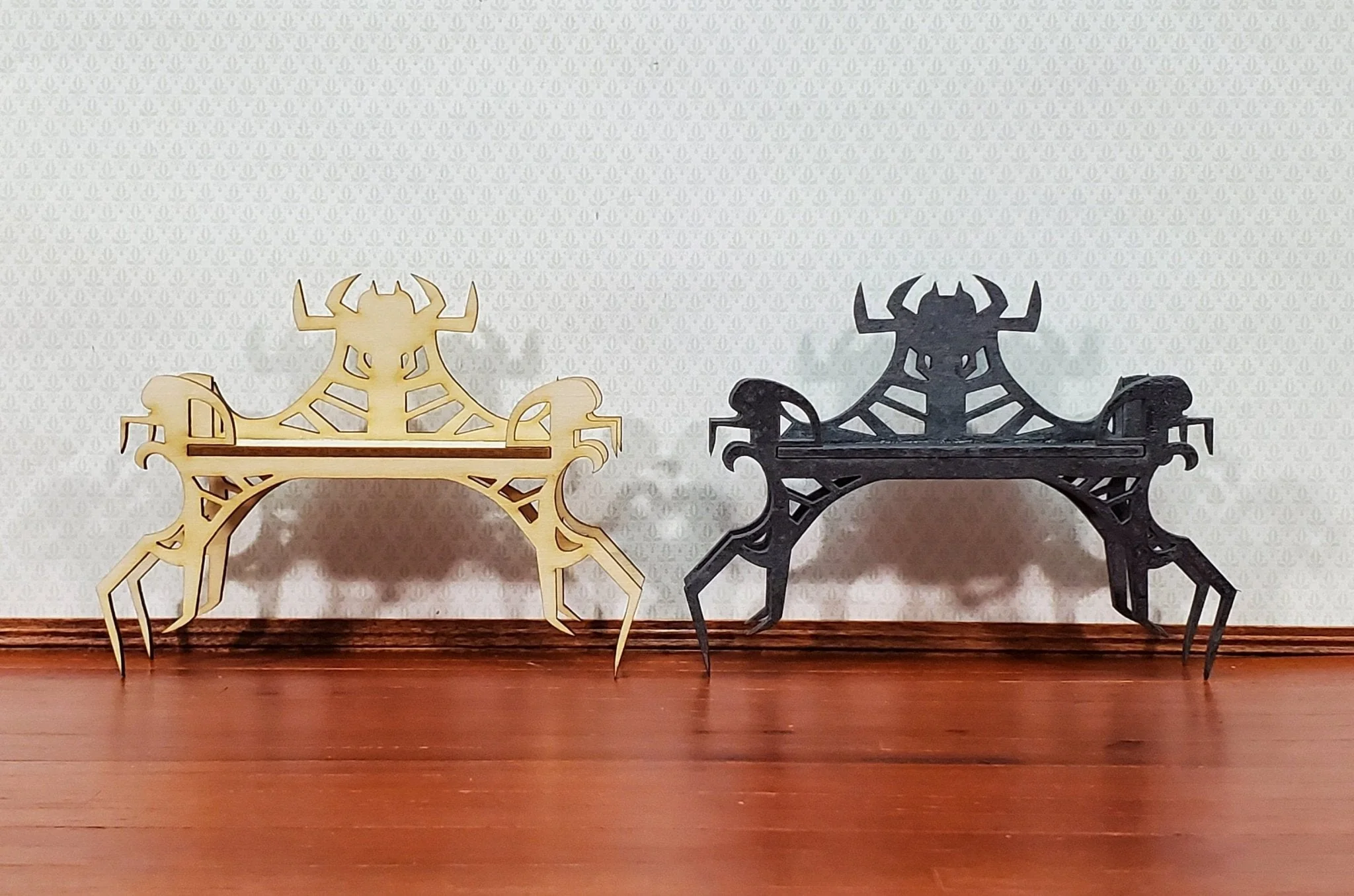 Dollhouse Spider Table KIT Halloween Witch or Haunted House 1:12 Miniature DIY - Image 3