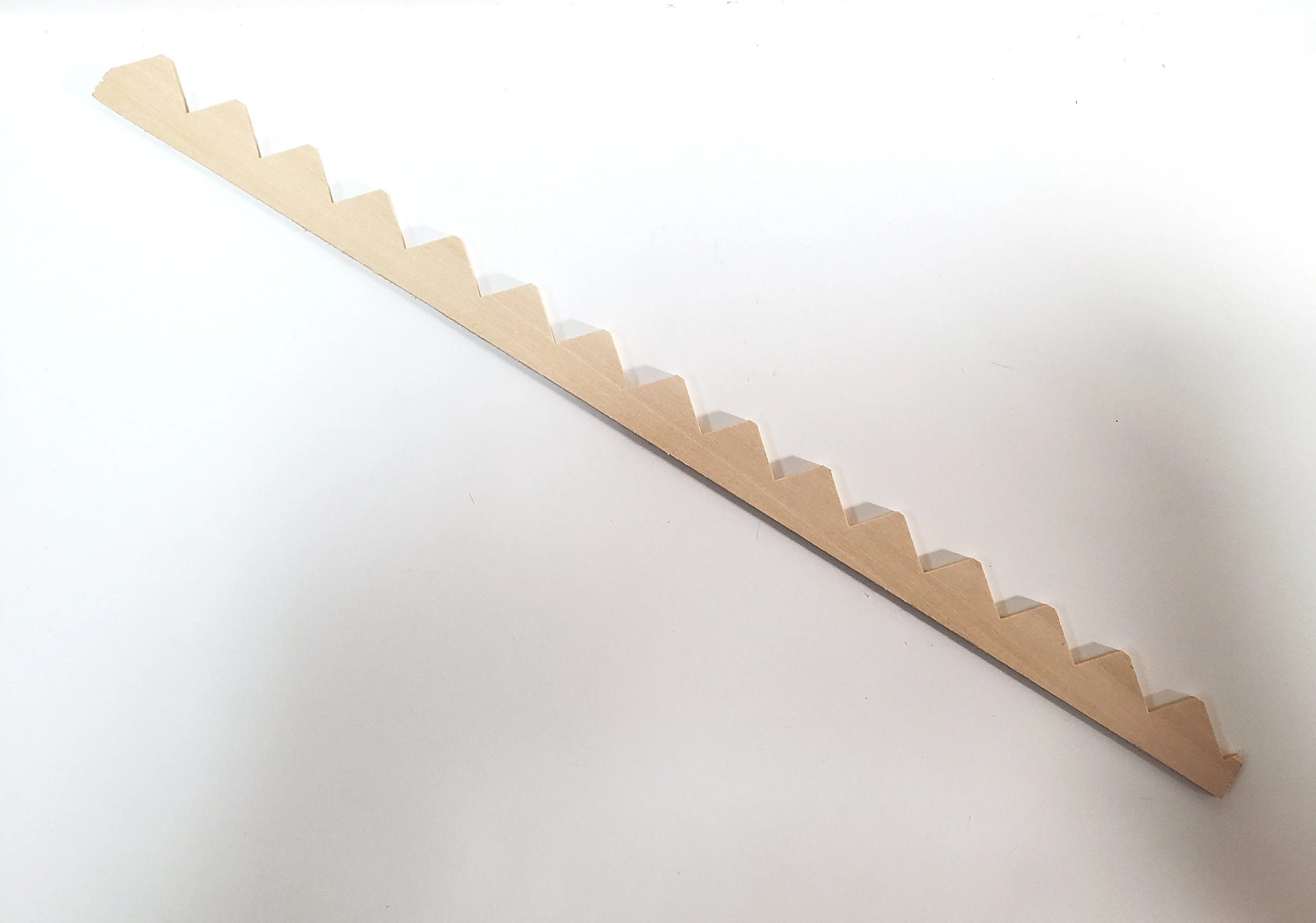 Dollhouse Stair Stringer for Making Stairs DIY Miniature Building 10.5" Ceilings NE897 - Image 2