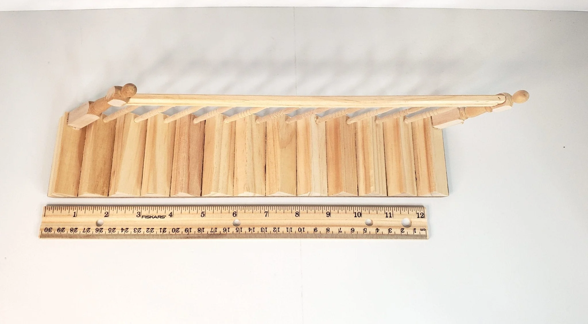 Dollhouse Stairs Staircase Assembled with Railing 1:12 Scale for 9" Ceilings - Image 5