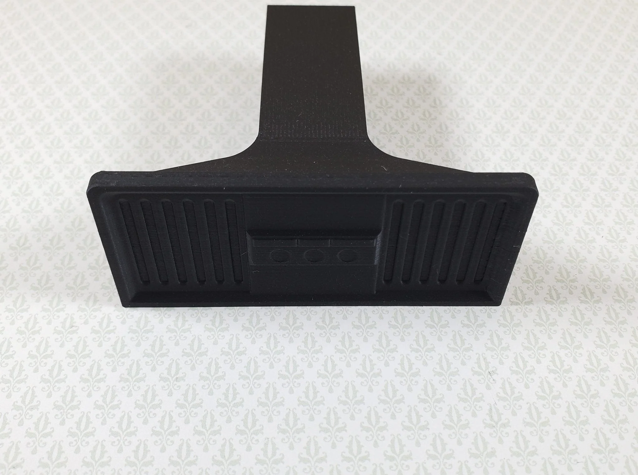Dollhouse Stove Range Fan Hood Vent Black Modern 1:12 Scale Miniature Kitchen - Image 4