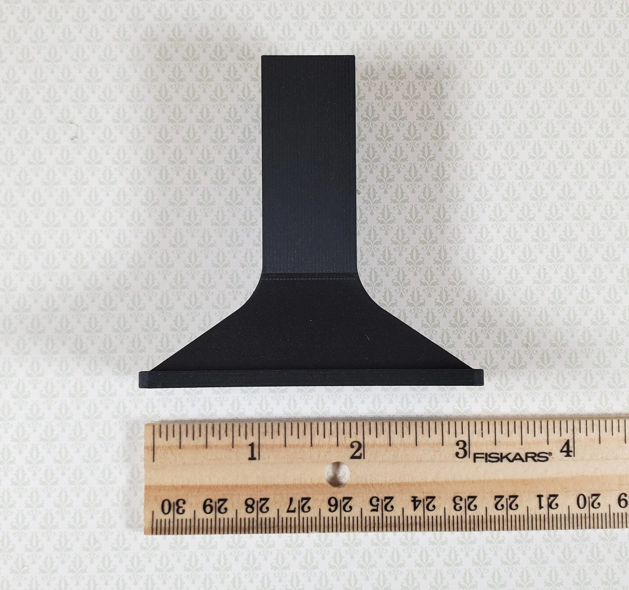 Dollhouse Stove Range Fan Hood Vent Black Modern 1:12 Scale Miniature Kitchen - Image 7