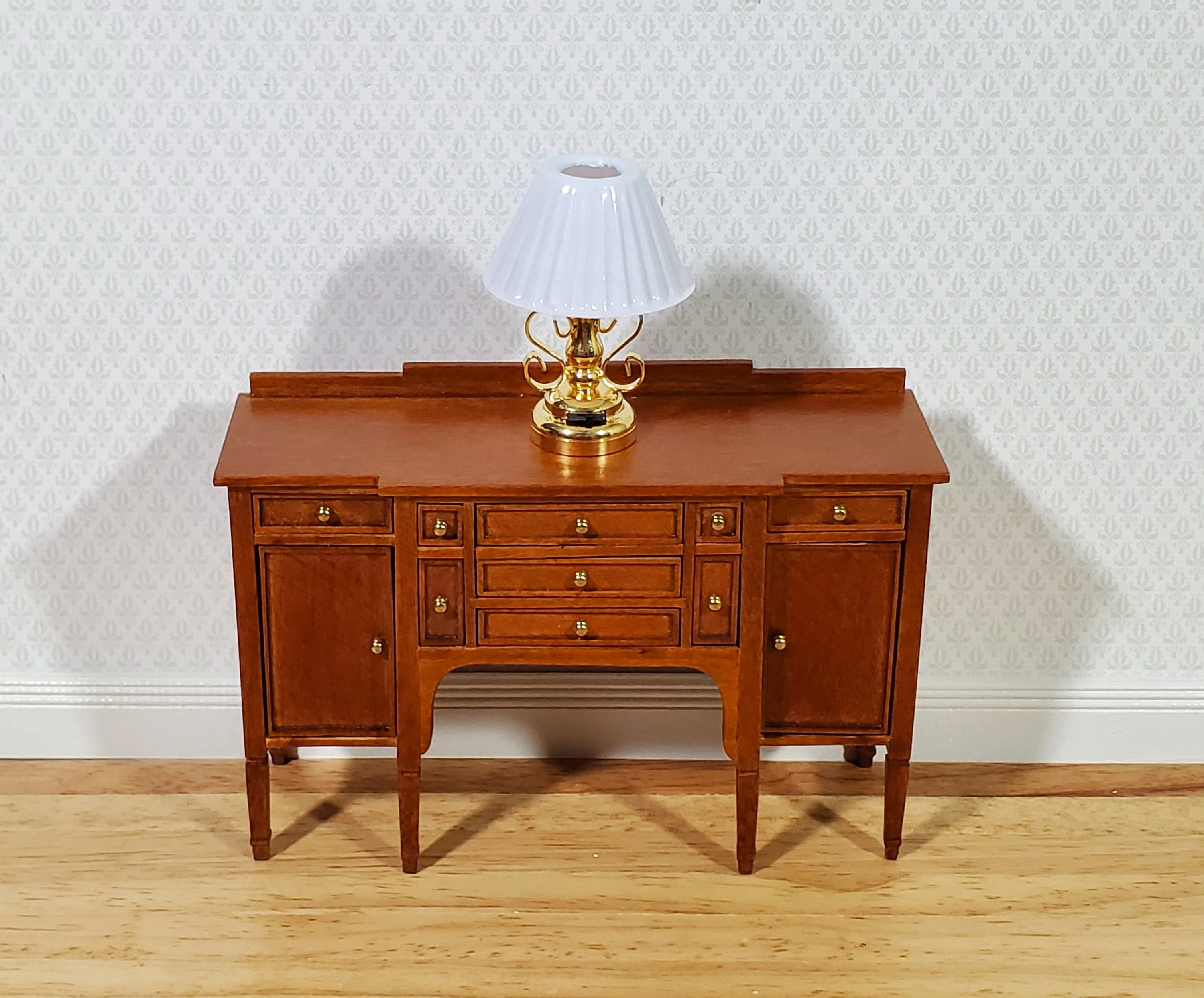 Dollhouse Table Lamp Battery Operated Large use in 1:12 or 1/6 Scale Miniatures - Image 3