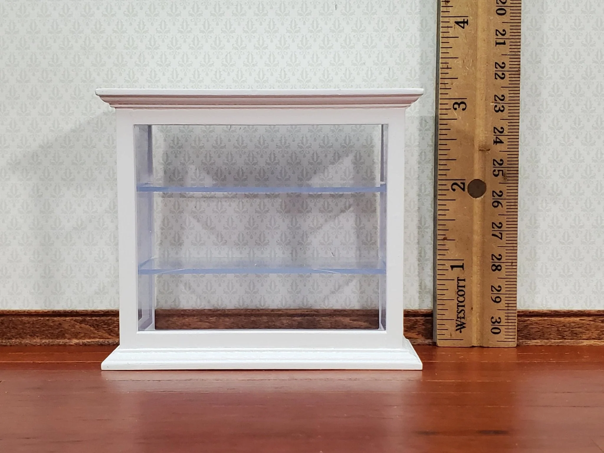 Dollhouse Tall Counter for Store or Shop Display Cabinet White 1:12 Scale Miniature Furniture - Image 4