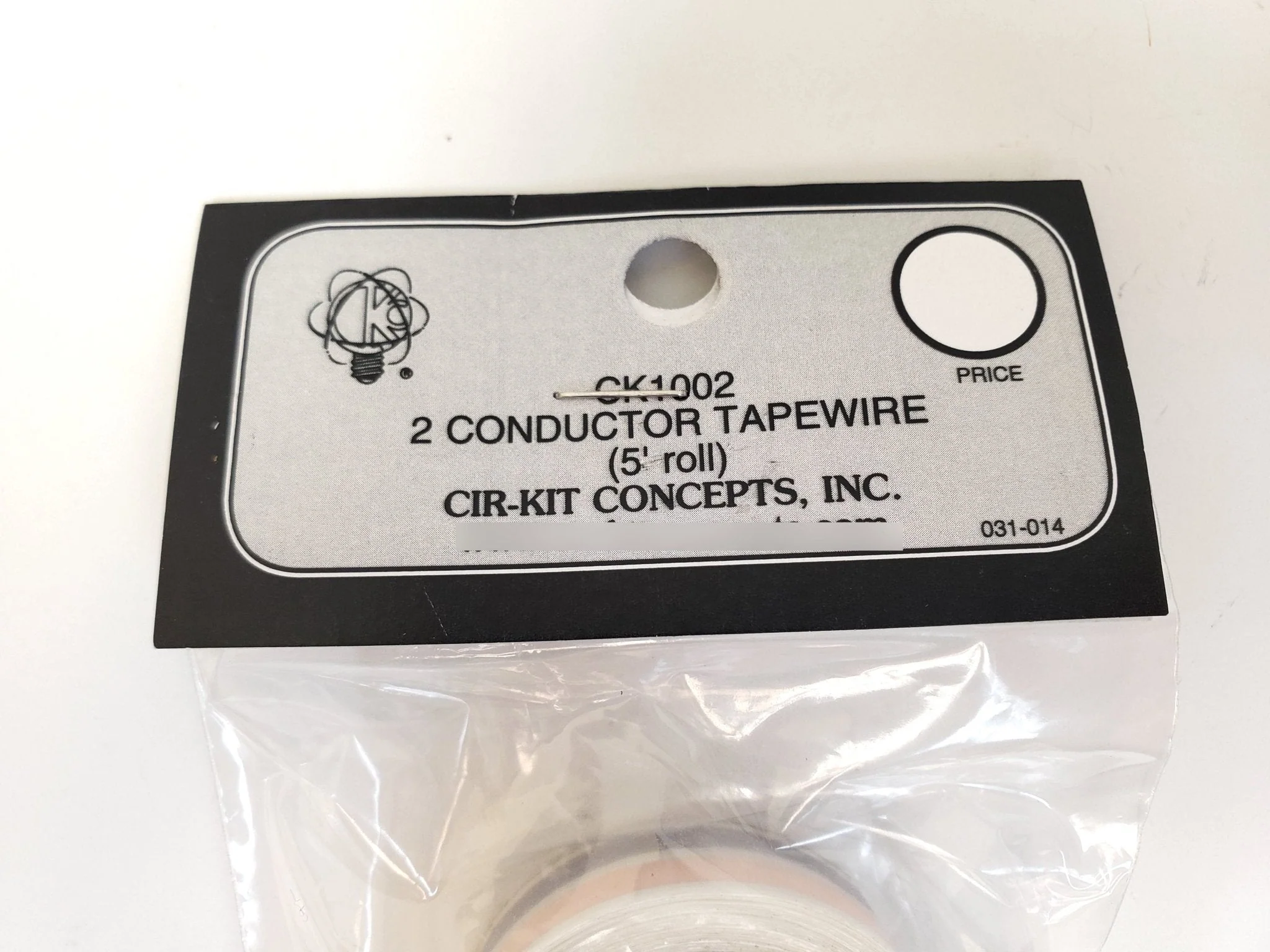 Dollhouse Tapewire 5' Feet Cir-Kit 1002 - 2 Conductor Tape Wire - Image 3