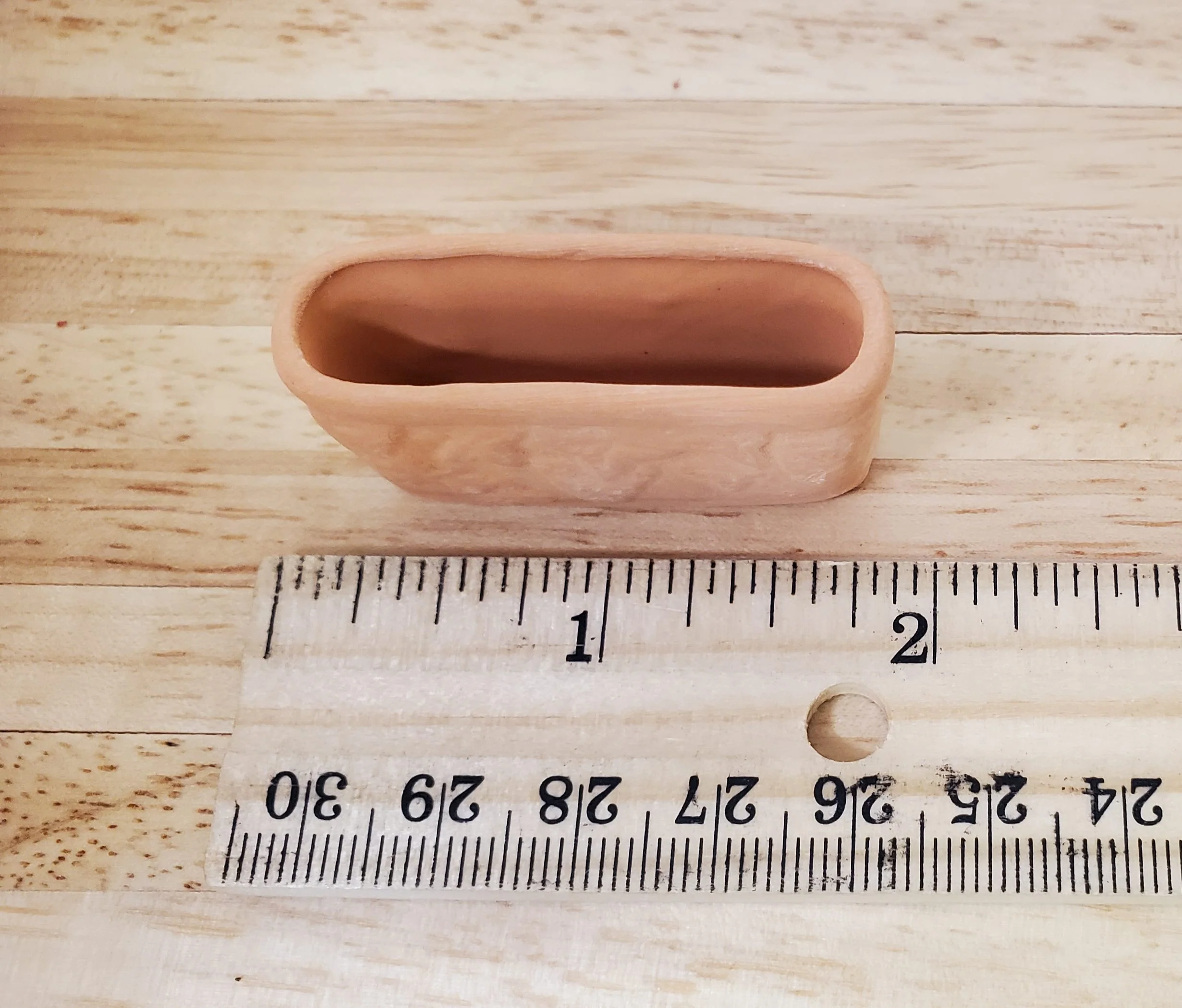 Dollhouse Terra Cotta Garden Planter Narrow 1:12 Scale Miniature - Image 3