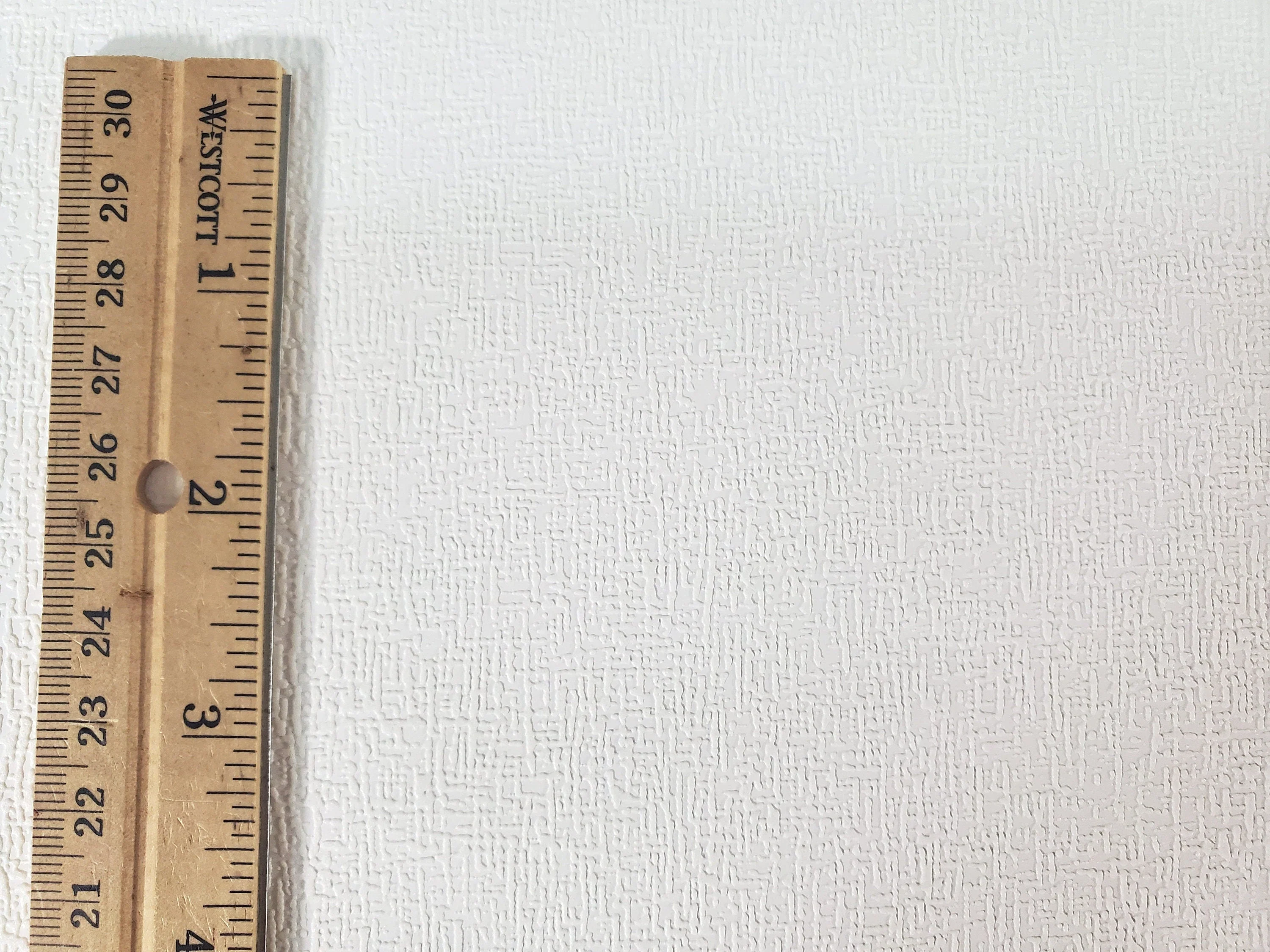 Dollhouse Textured Ceiling Paper Embossed 3 Pieces White/Cream 17 "x 12" - Image 3