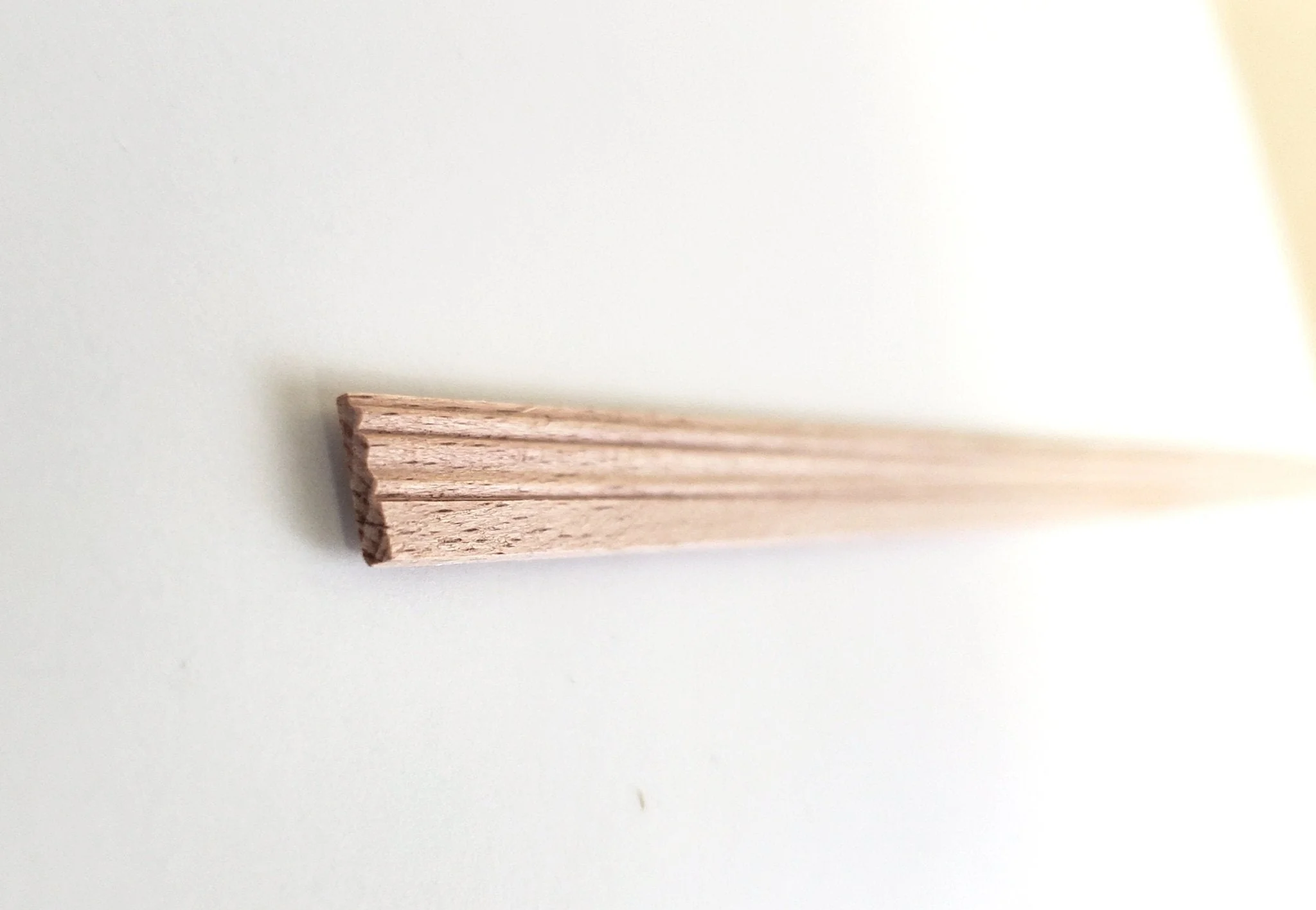 Dollhouse Thin Baseboard or Window Door Casing Trim 3/8" wide x 18" 1:12 Scale CLA77056 - Image 2