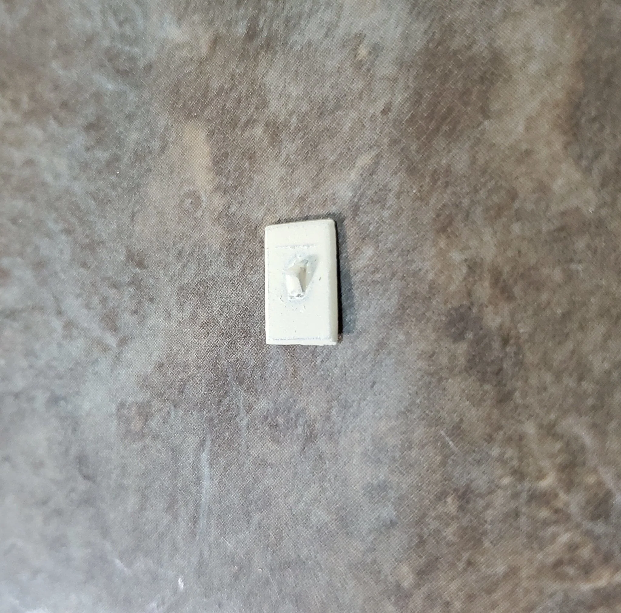 Dollhouse Tiny Light Switch Metal 1:12 Scale Modern Miniatures