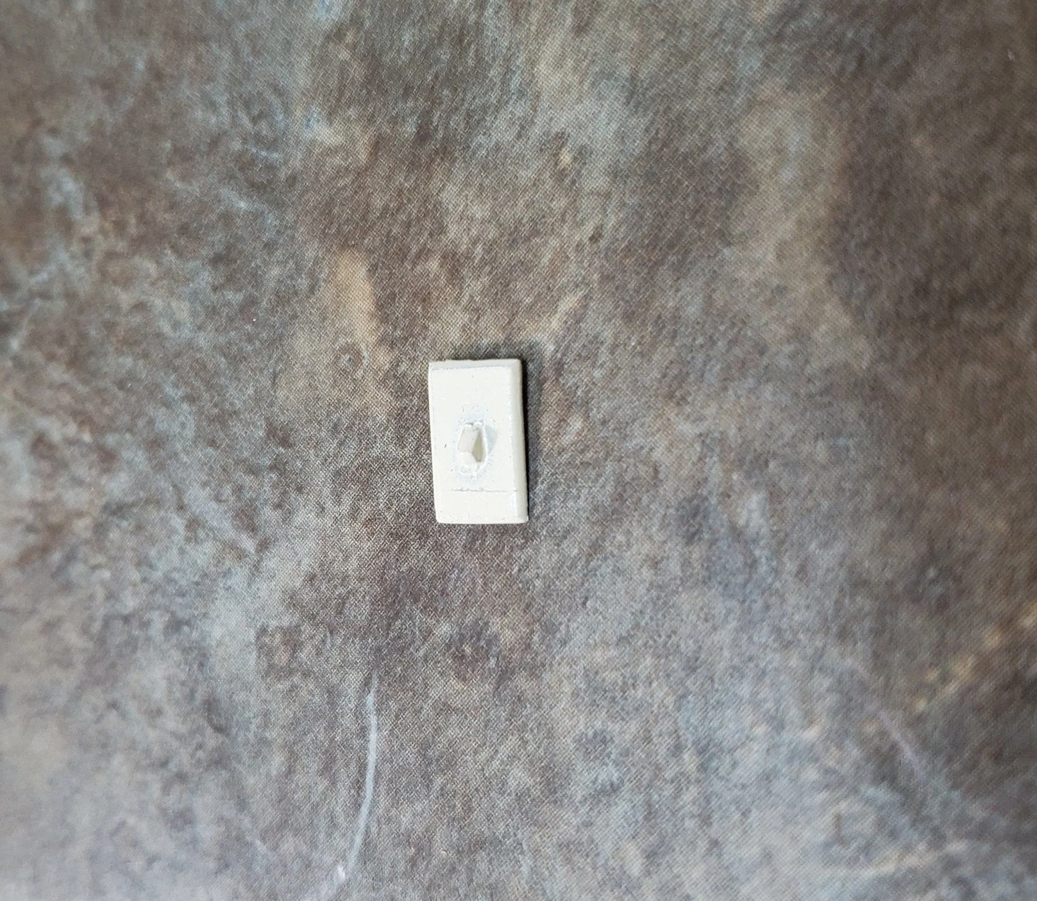 Dollhouse Tiny Light Switch Metal 1:12 Scale Modern Miniatures - Image 2