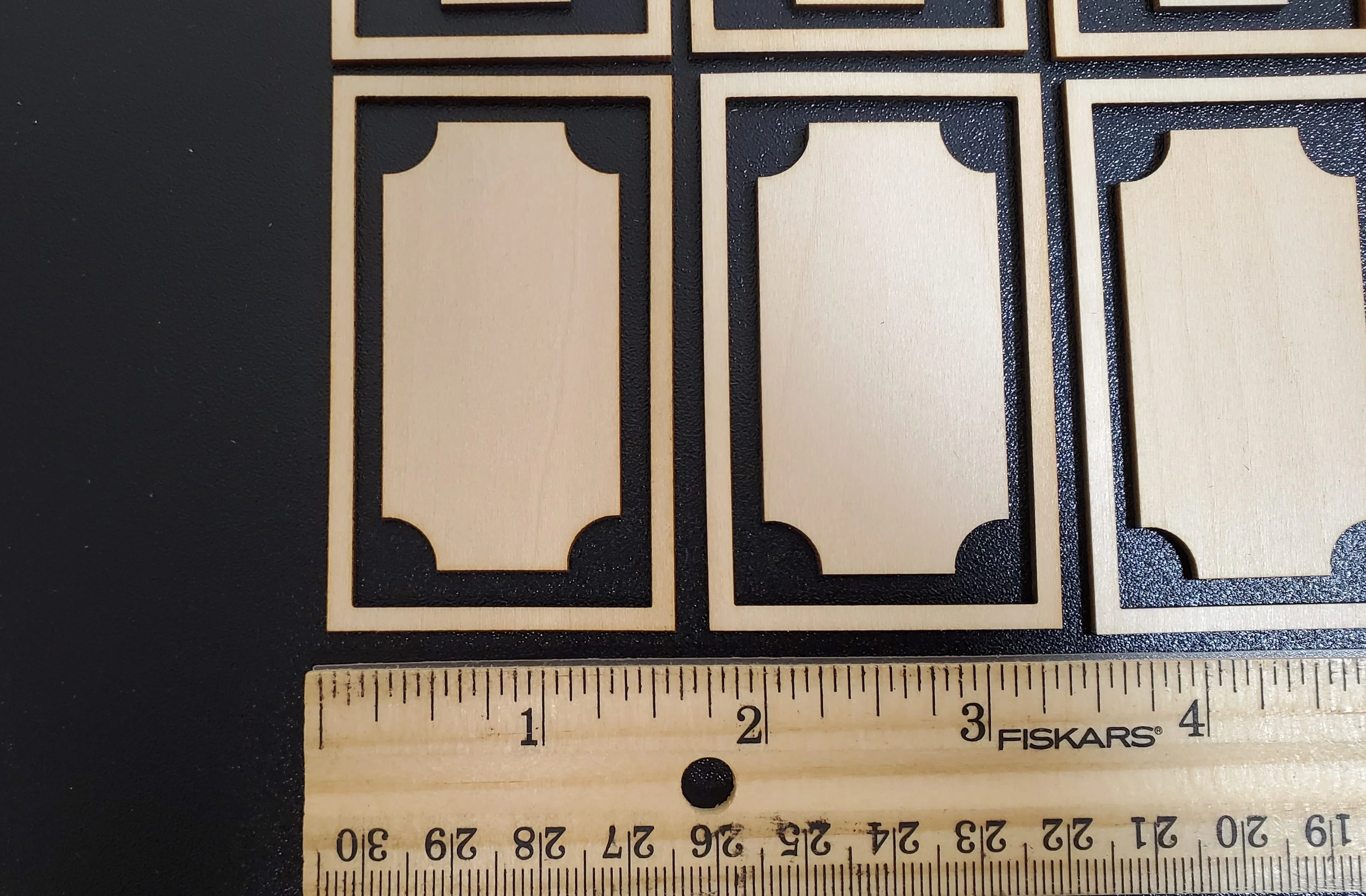 Dollhouse Wall Panels 2 Part 10 pieces 1:12 Scale DIY Miniatures Classic Style - Image 3
