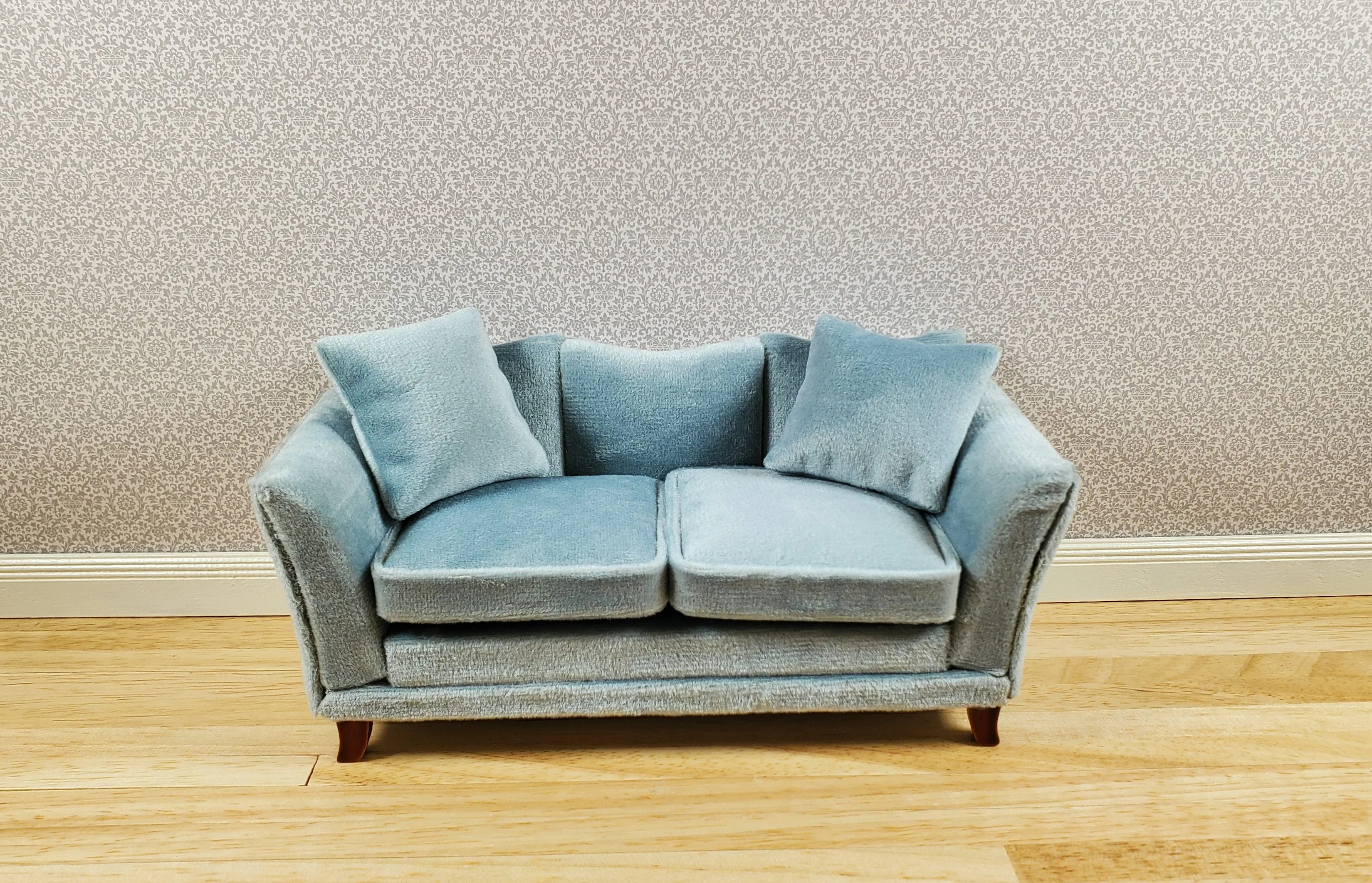 Dollhouse Wallpaper Essex Damask Gray Pewter Bradbury & Bradbury 1:12 Scale - Image 2