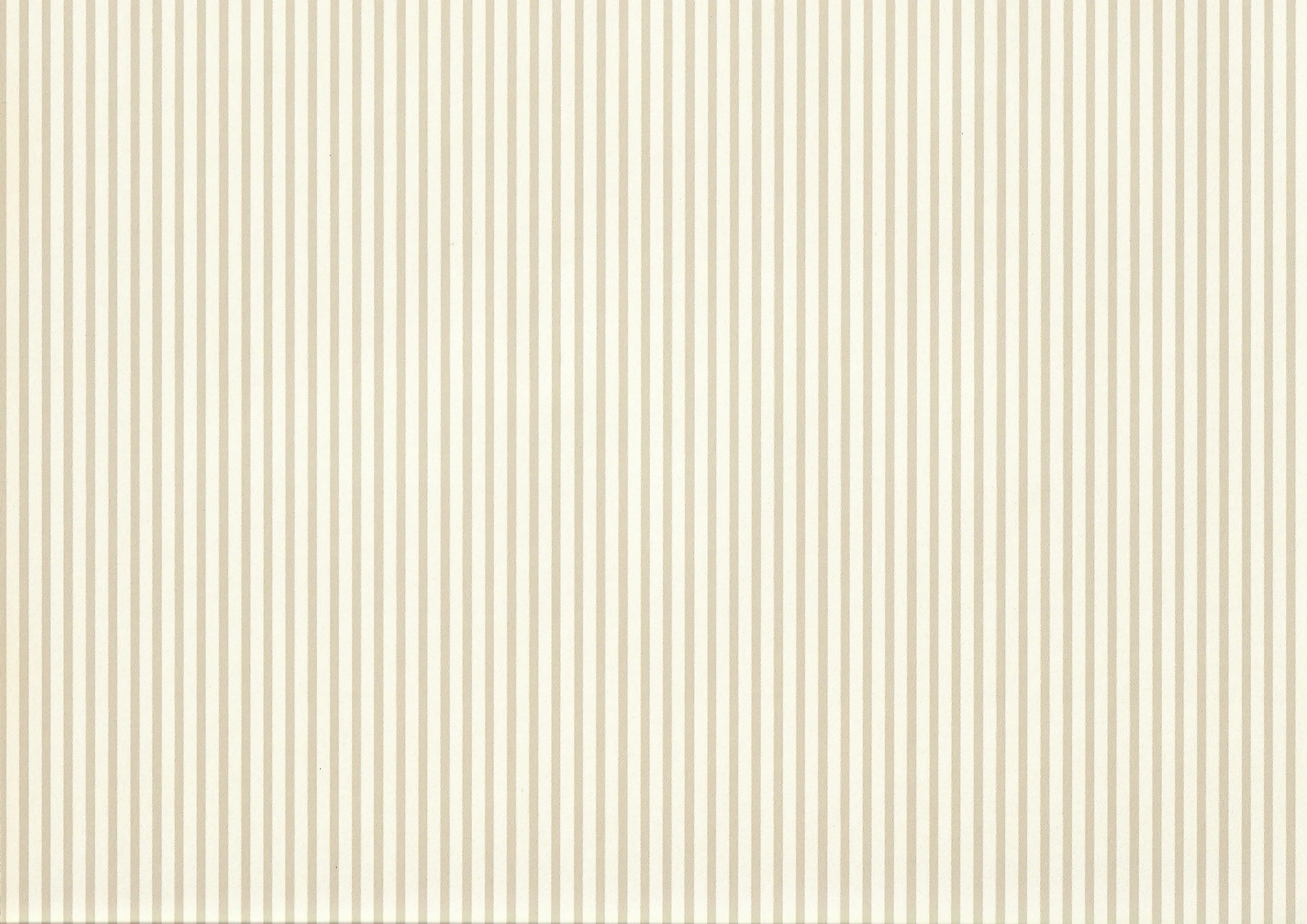 Dollhouse Wallpaper Medium Beige Stripes 3 Sheets 1:12 Scale Miniature