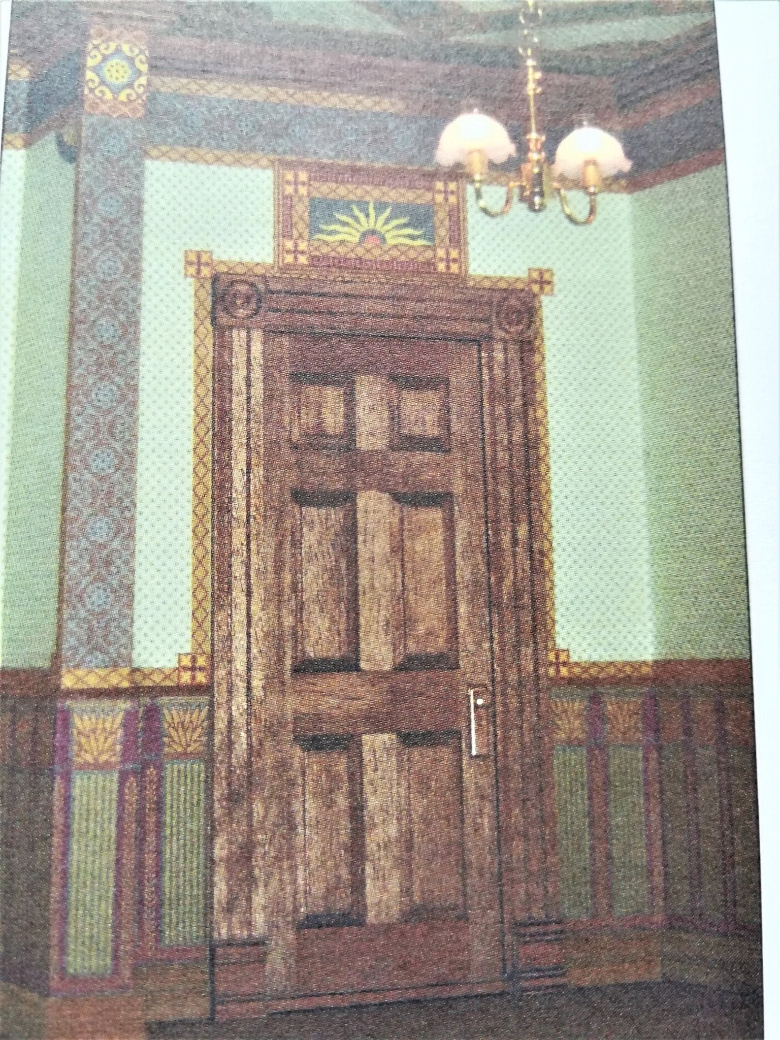 Dollhouse Wallpaper Miniature Brodnax Victorian Borders & Decoration 1:12 Scale - Image 5