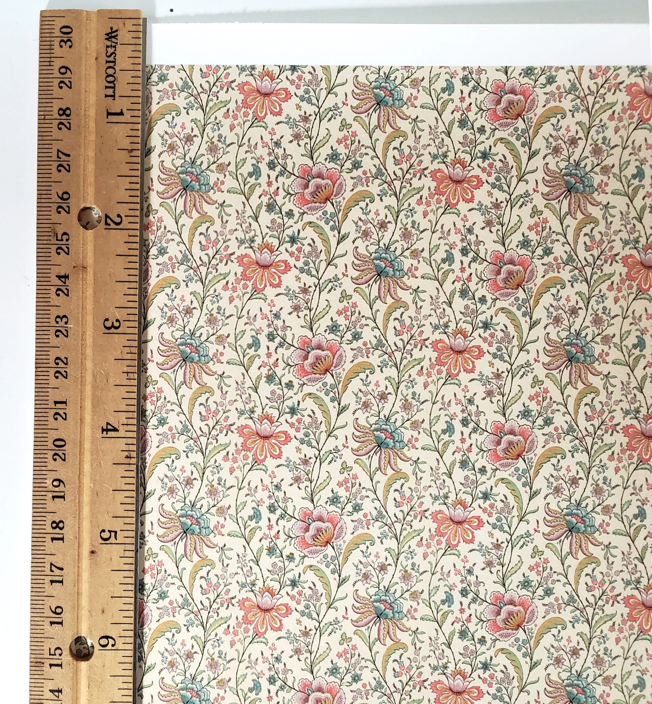 Dollhouse Wallpaper Vintage Floral Fantasy Bradbury & Bradbury 1:12 Scale - Image 3