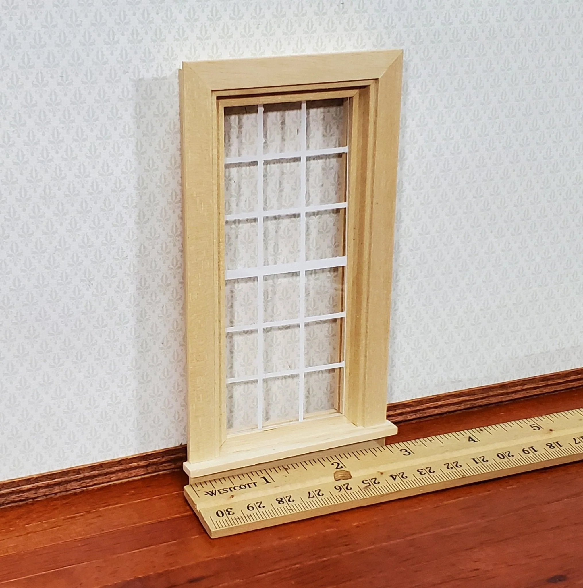 Dollhouse Window Classic Style with Acrylic 1:12 Scale Houseworks 5034 Miniatures - Image 5