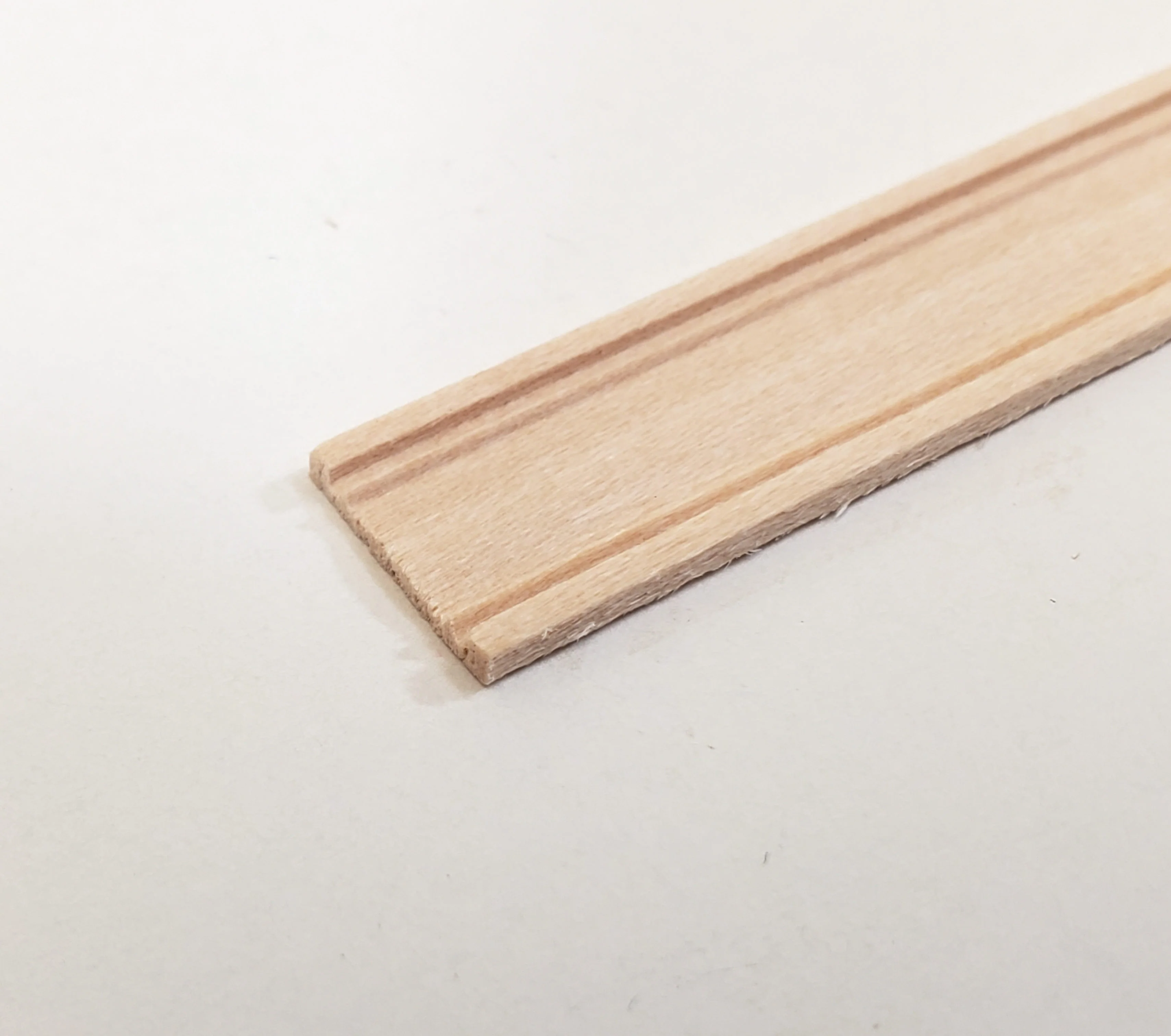 Dollhouse Window Door Casing or Baseboard Molding 1/2" wide x 18" long NE930