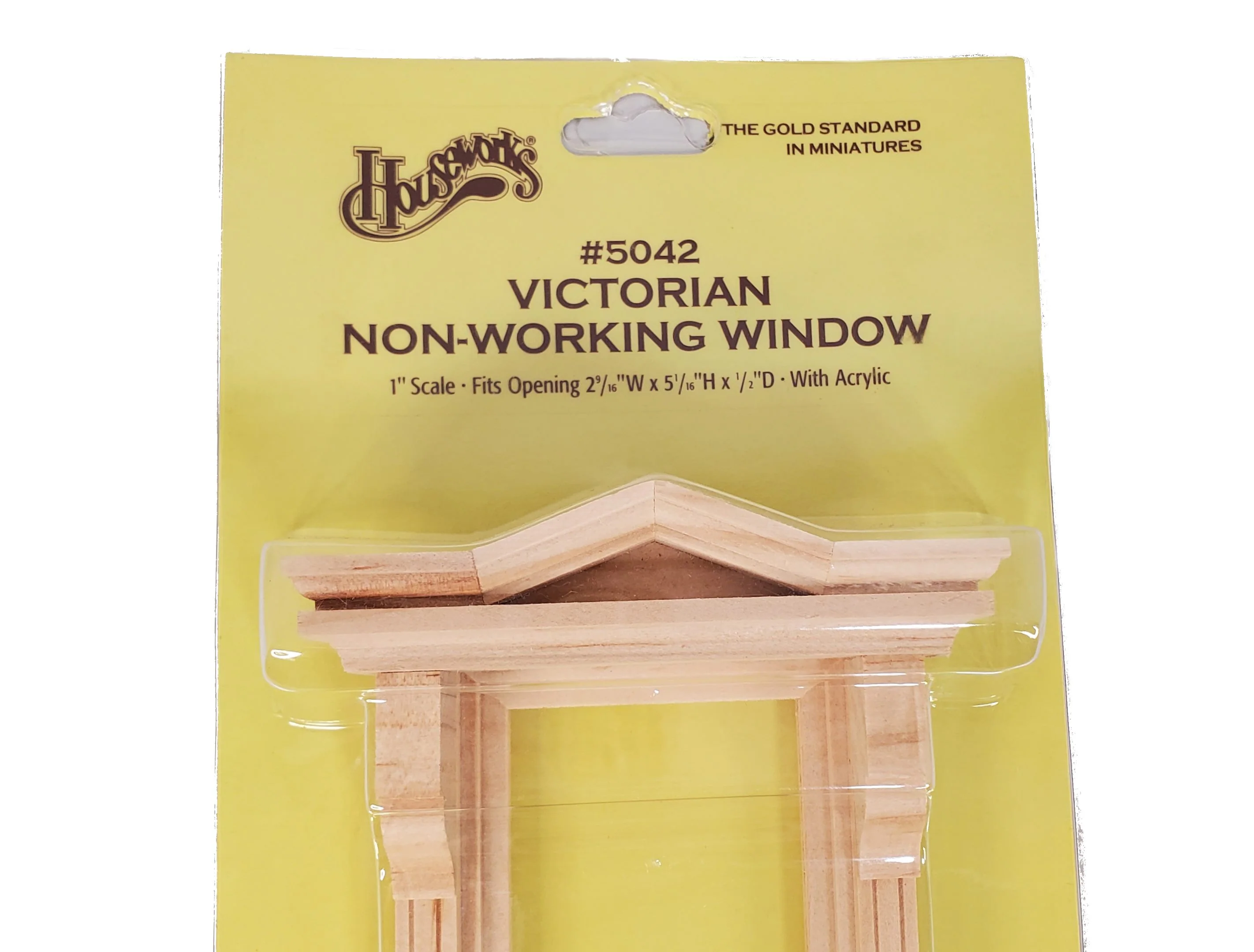 Dollhouse Window Victorian Non-Working 1:12 Scale Miniature Houseworks #5042 - Image 4