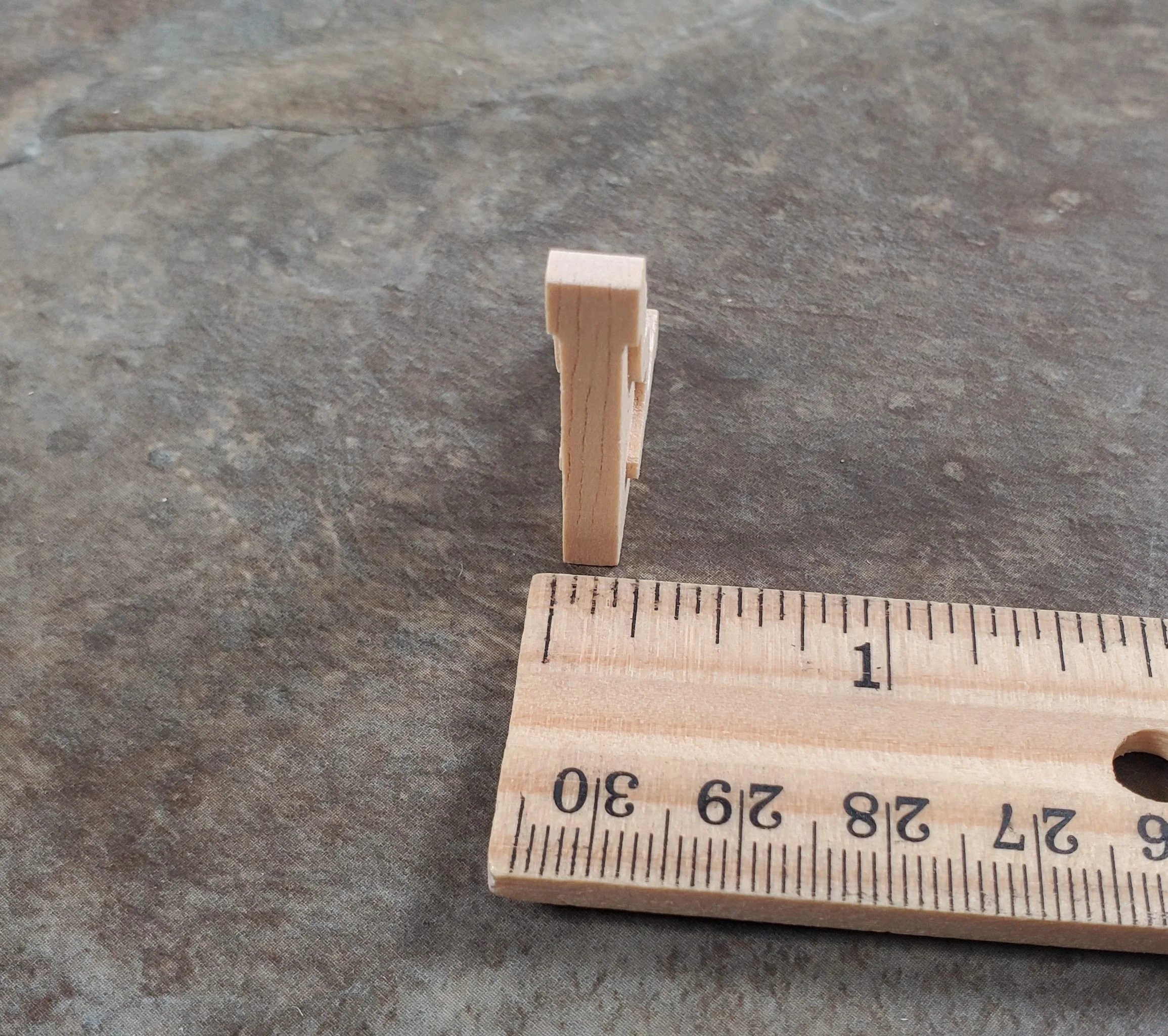 Dollhouse Wood Corbels or Brackets 1:12 Scale 1 1/4" Tall Set of 4 Houseworks - Image 6