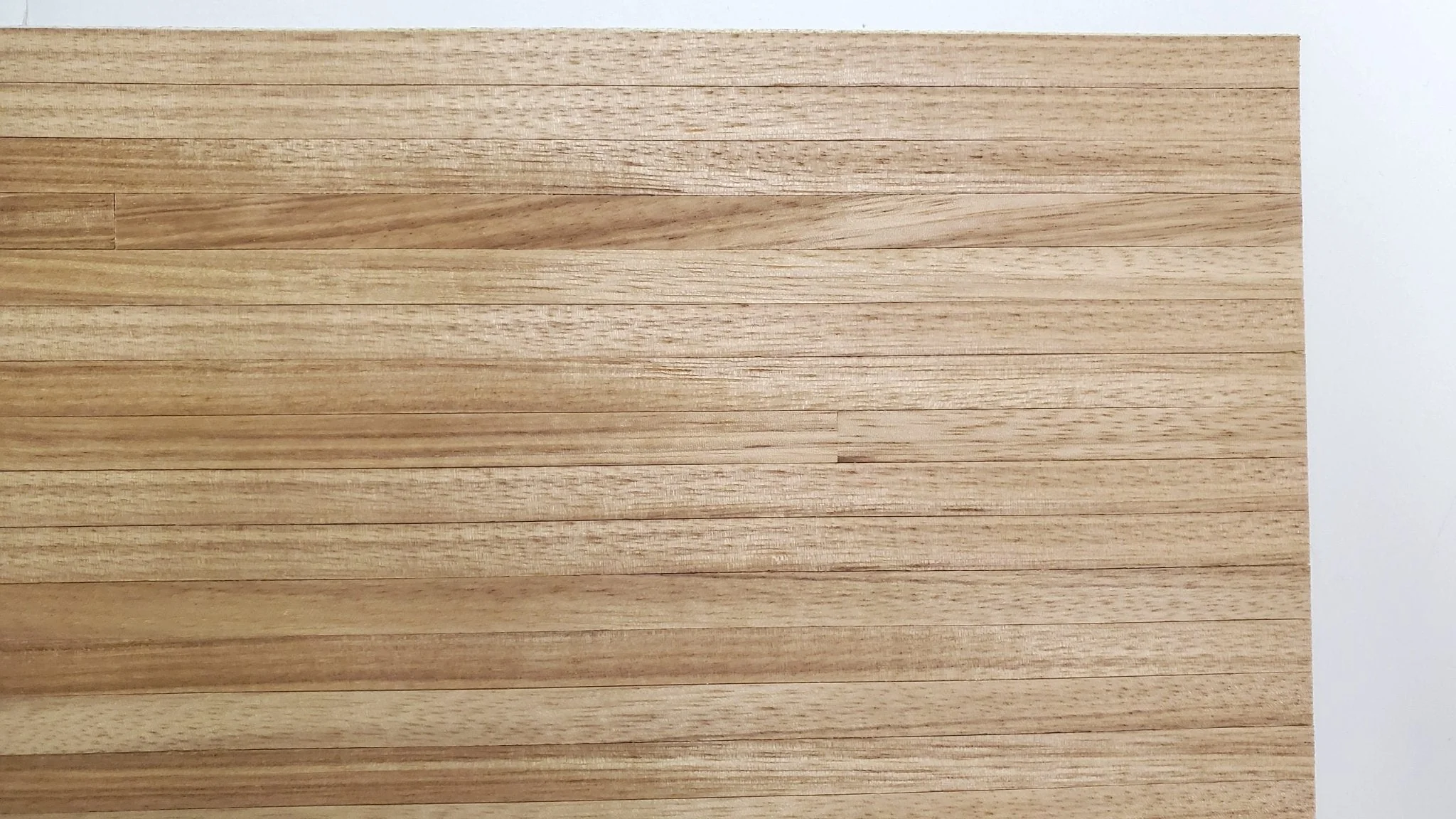 Dollhouse Wood Floor Weathered Oak Real Wood Peel & Stick 1:12 Scale 17" x 11" - Image 3
