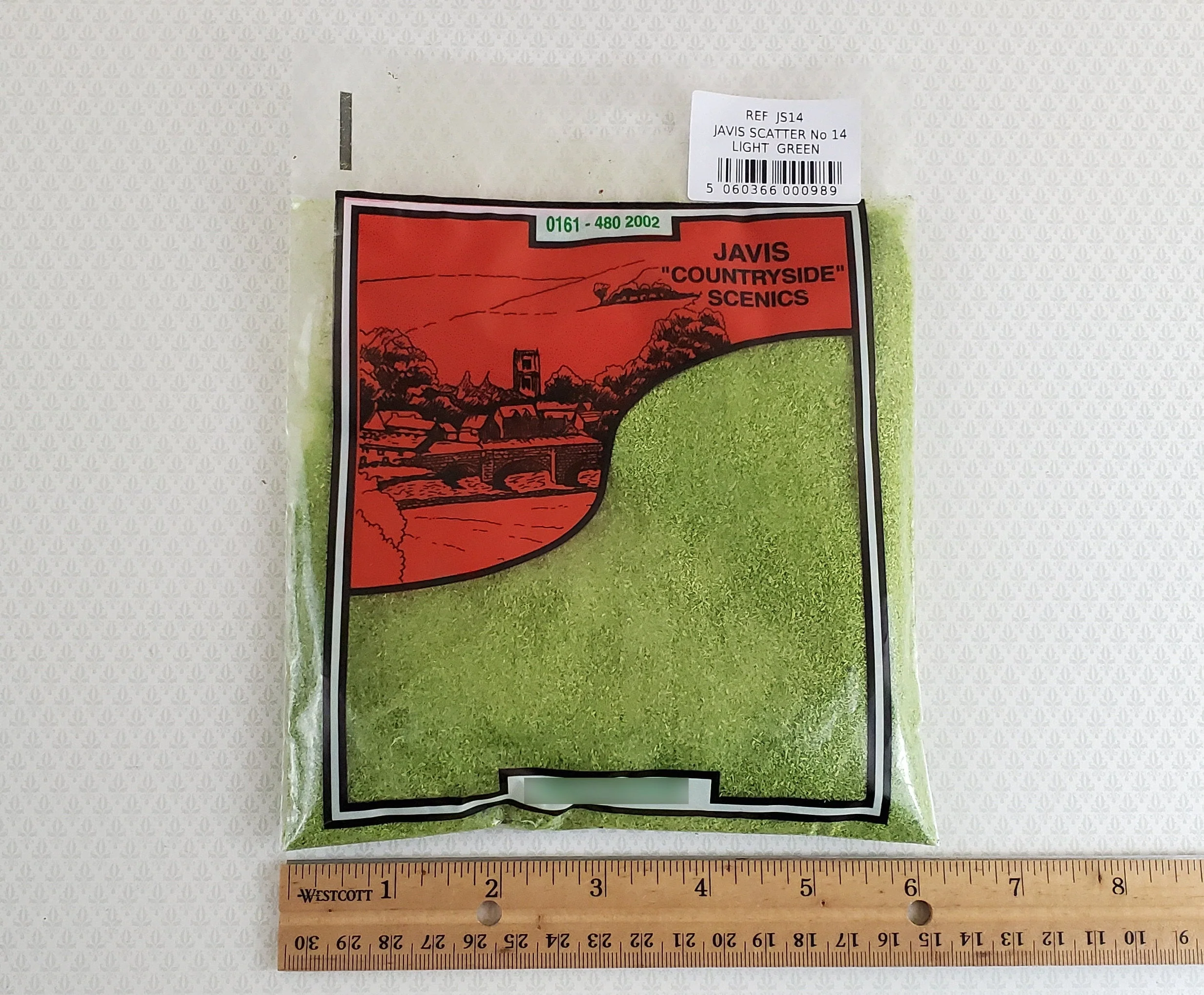Javis Scatter Light Green JS14 Fine Turf Grass Model RR Dioramas - Image 3