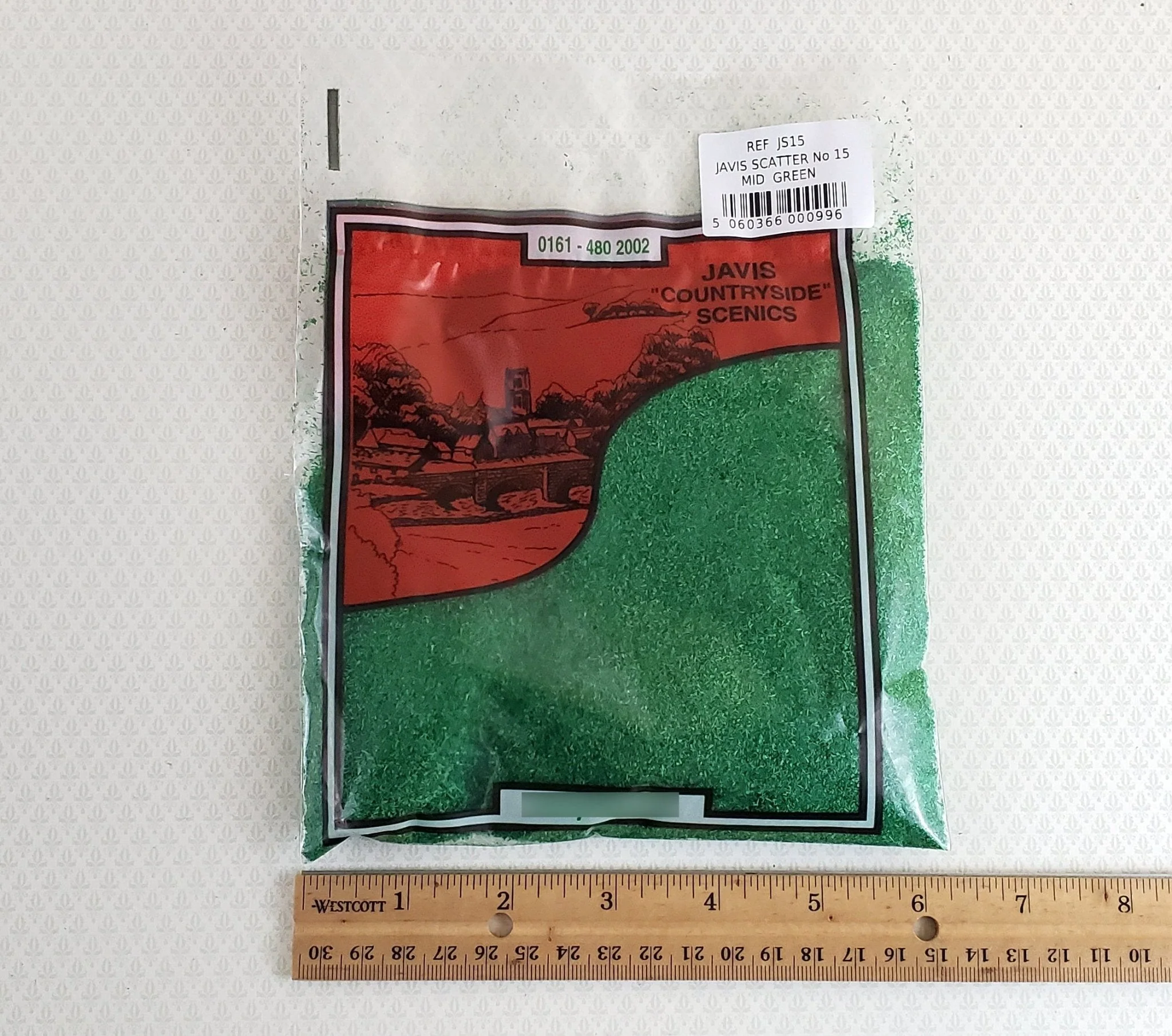 Javis Scatter Mid Medium Green JS15 Fine Turf Model RR Dioramas - Image 3