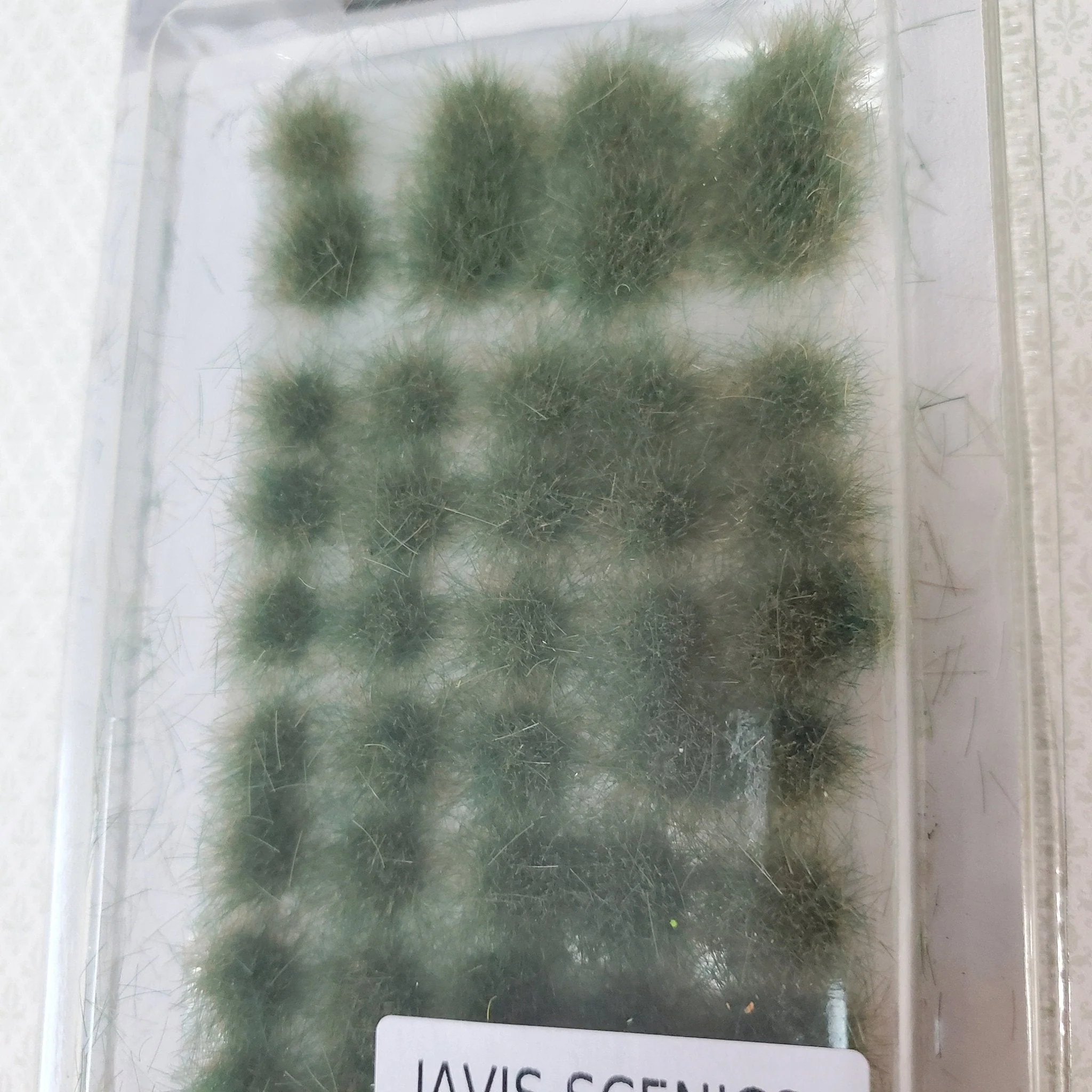 Javis Tufts Forest Mix Dark Green Shrubs Plants Model RR Dioramas Dollhouses Grass Scenery