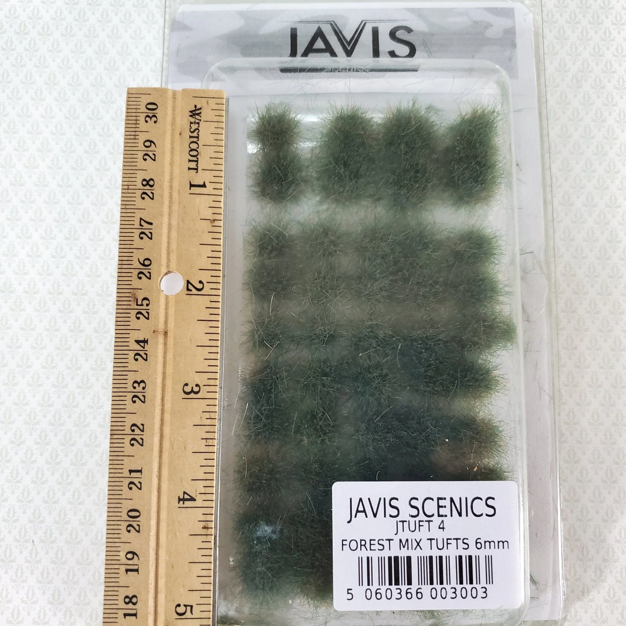 Javis Tufts Forest Mix Dark Green Shrubs Plants Model RR Dioramas Dollhouses Grass Scenery - Image 3
