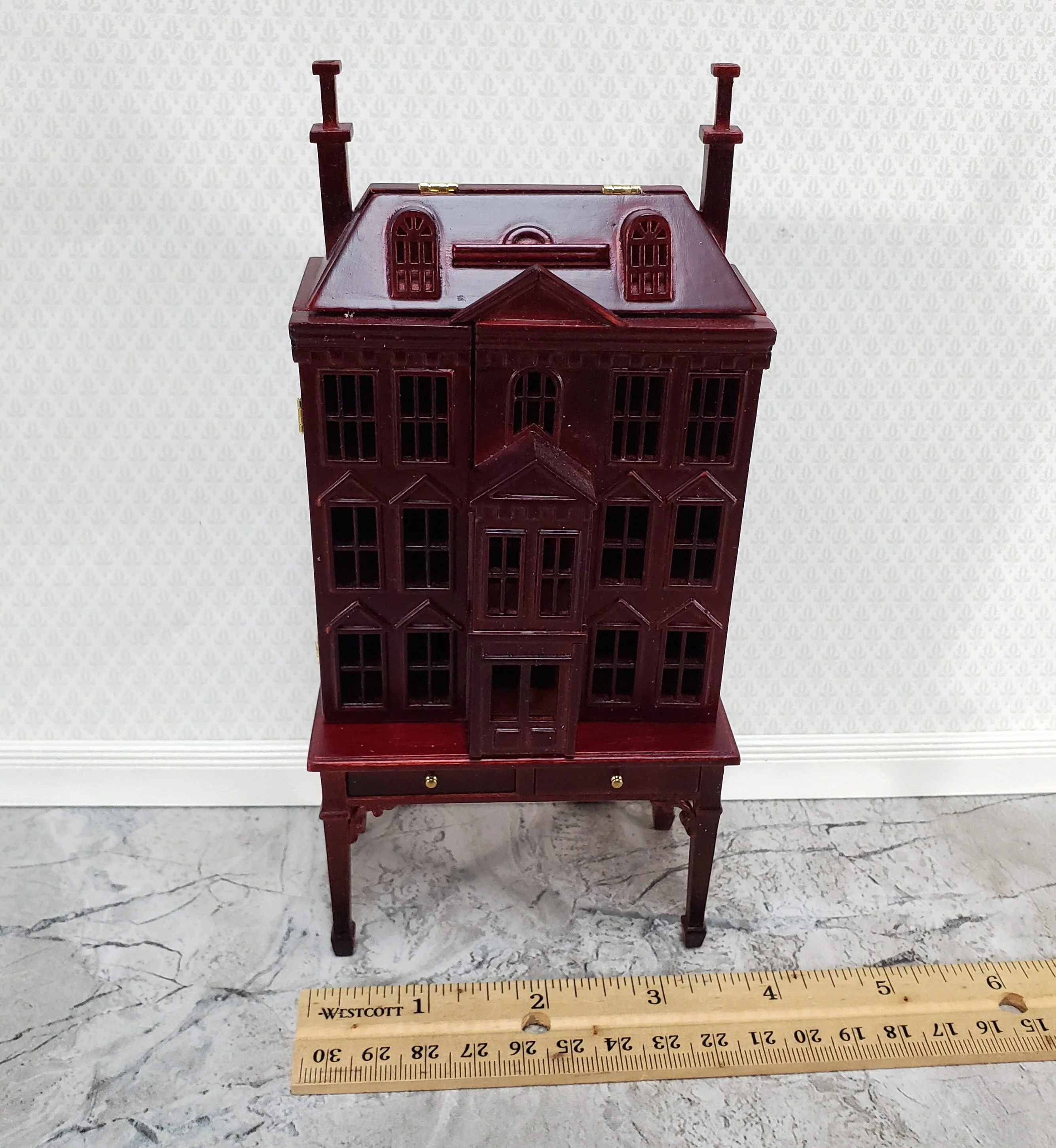 Dollhouse for your Dollhouse JBM 1:144th Scale Miniature Front Opening w/ Table - Image 6