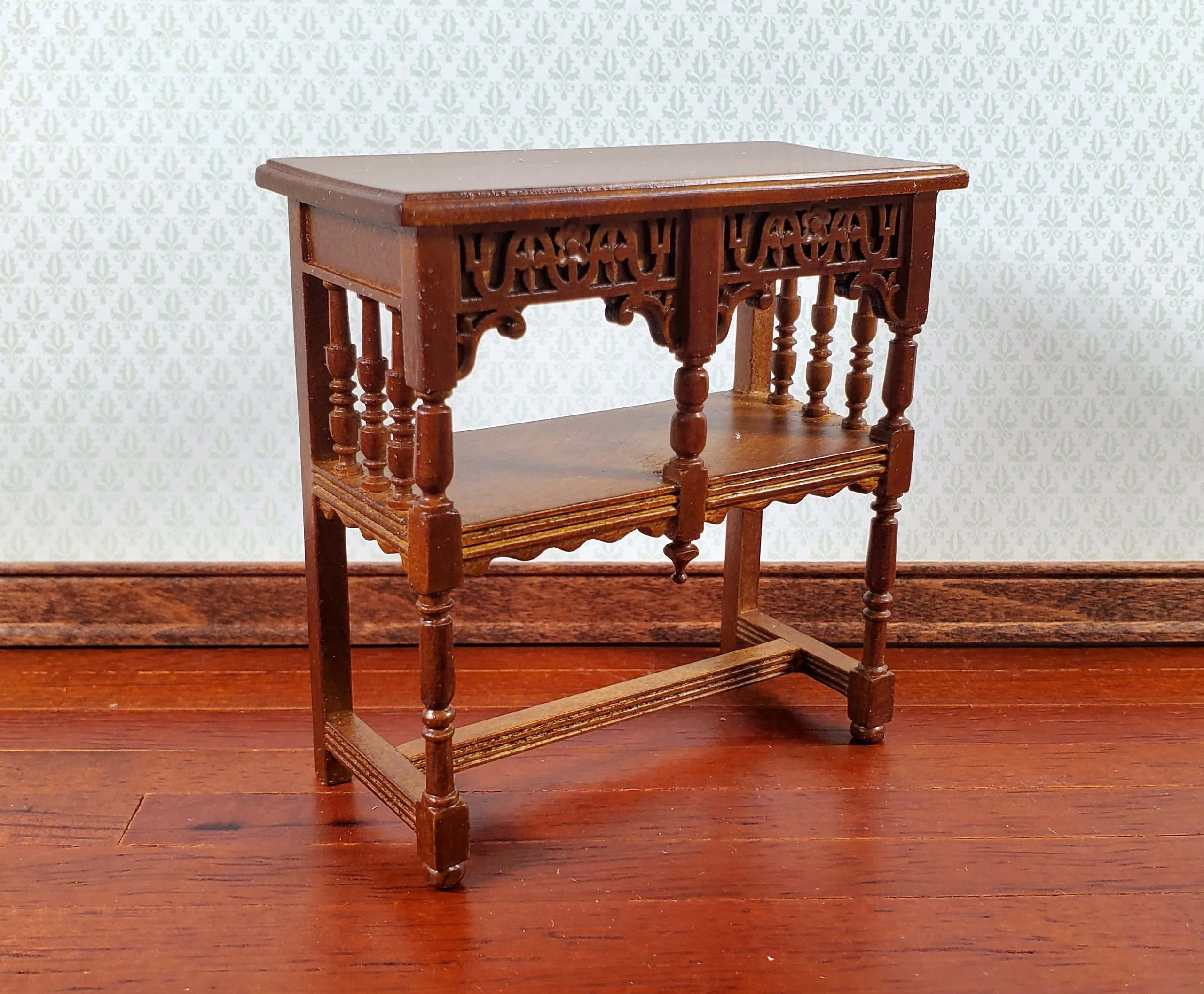 JBM Dollhouse Court Cupboard Tudor Medieval Style 1:12 Scale Miniature Furniture