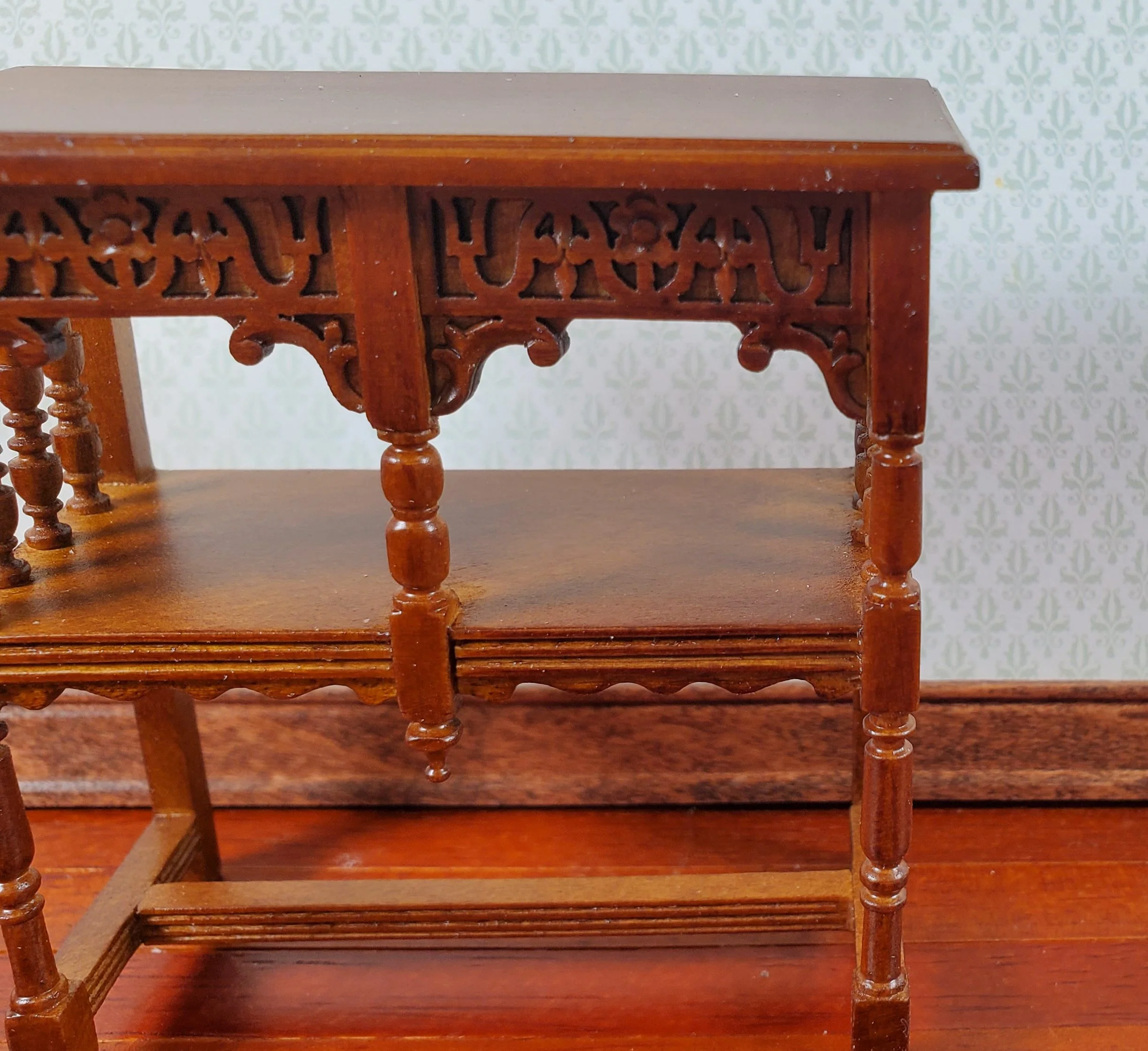JBM Dollhouse Court Cupboard Tudor Medieval Style 1:12 Scale Miniature Furniture - Image 4