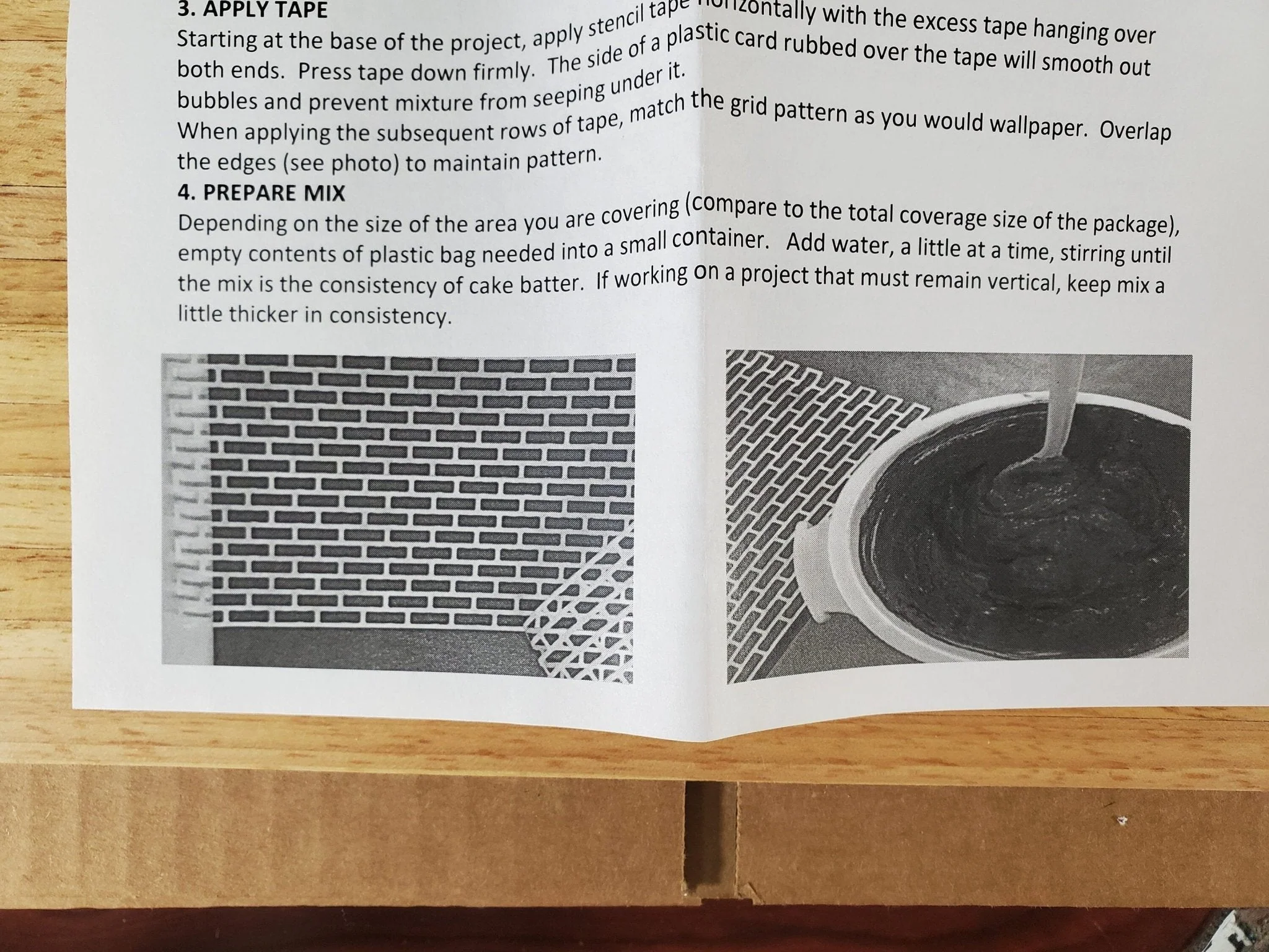 Miniature Brick KIT Magic Masonry Red Large Block Covers 2 Sq Ft Stencil Powder - Image 7