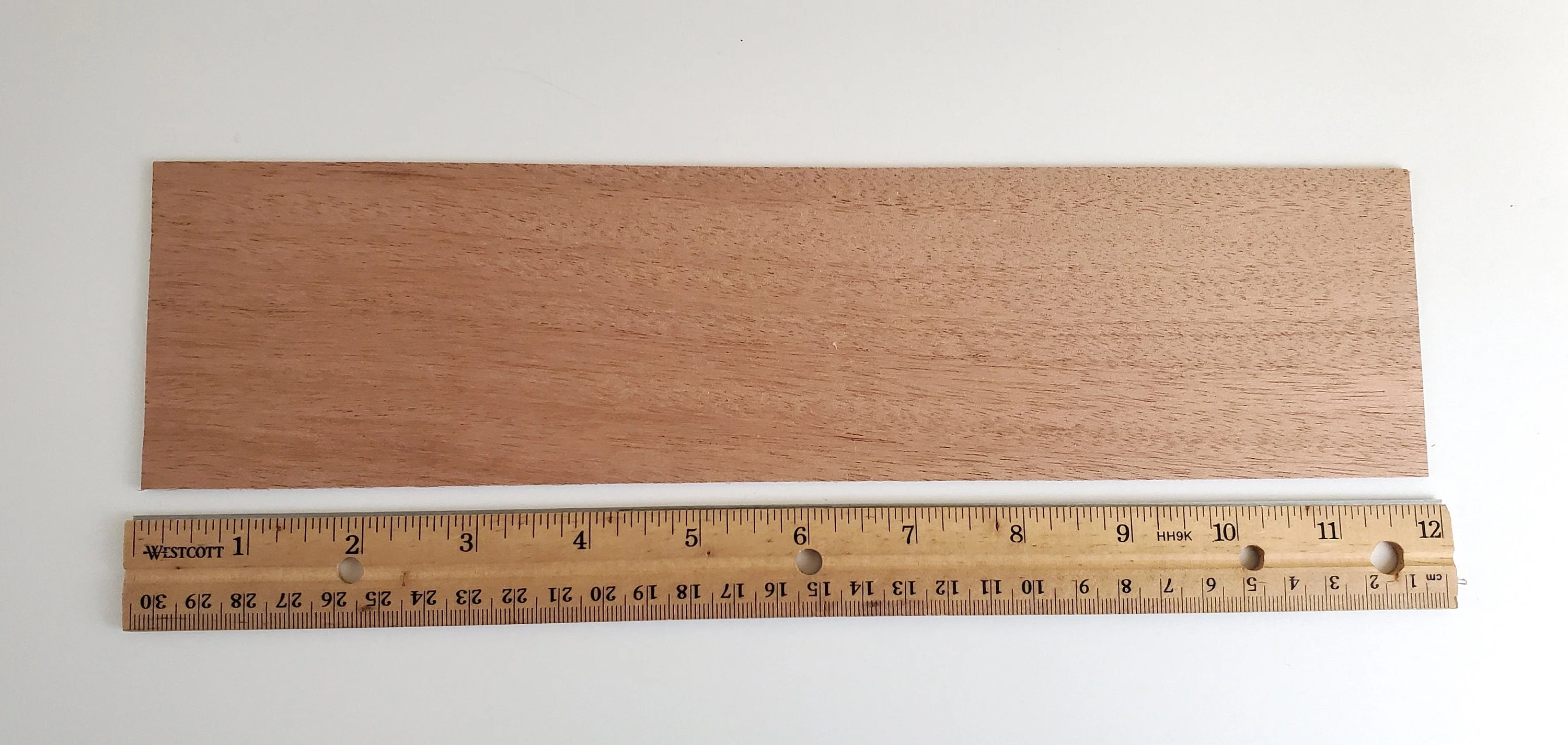 Mahogany Wood Sheet Plank Thin 1/16" x 3" x 12" long Sanded Kiln Dried - Image 3