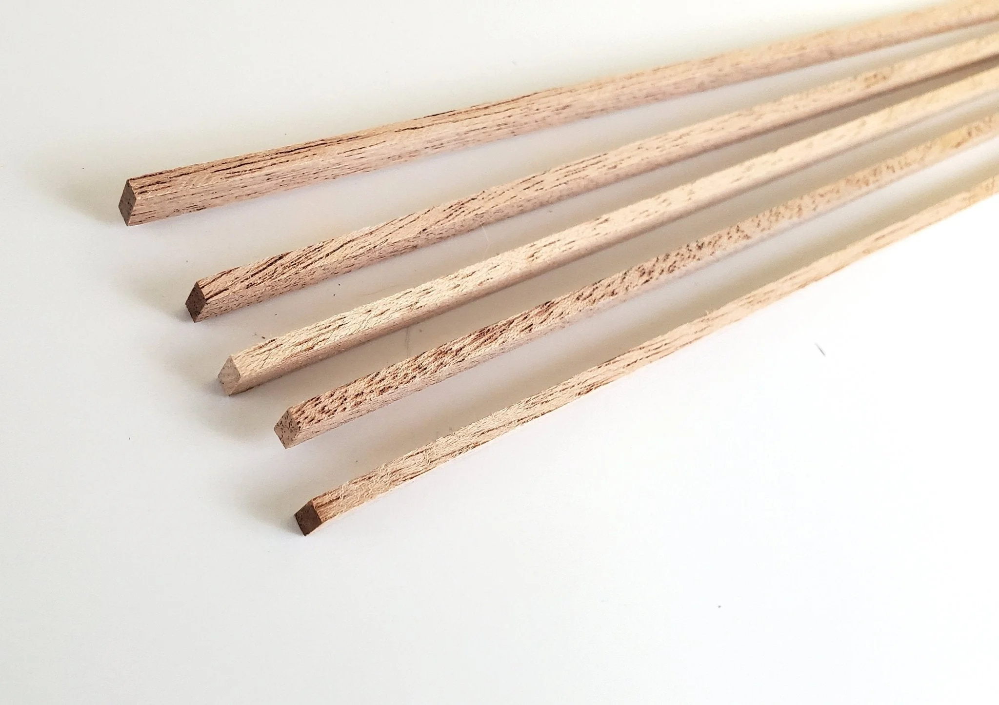 Mahogany Wood Strips x5 1/8" x 1/4 x 18" Long Crafts Models Miniatures - Image 3