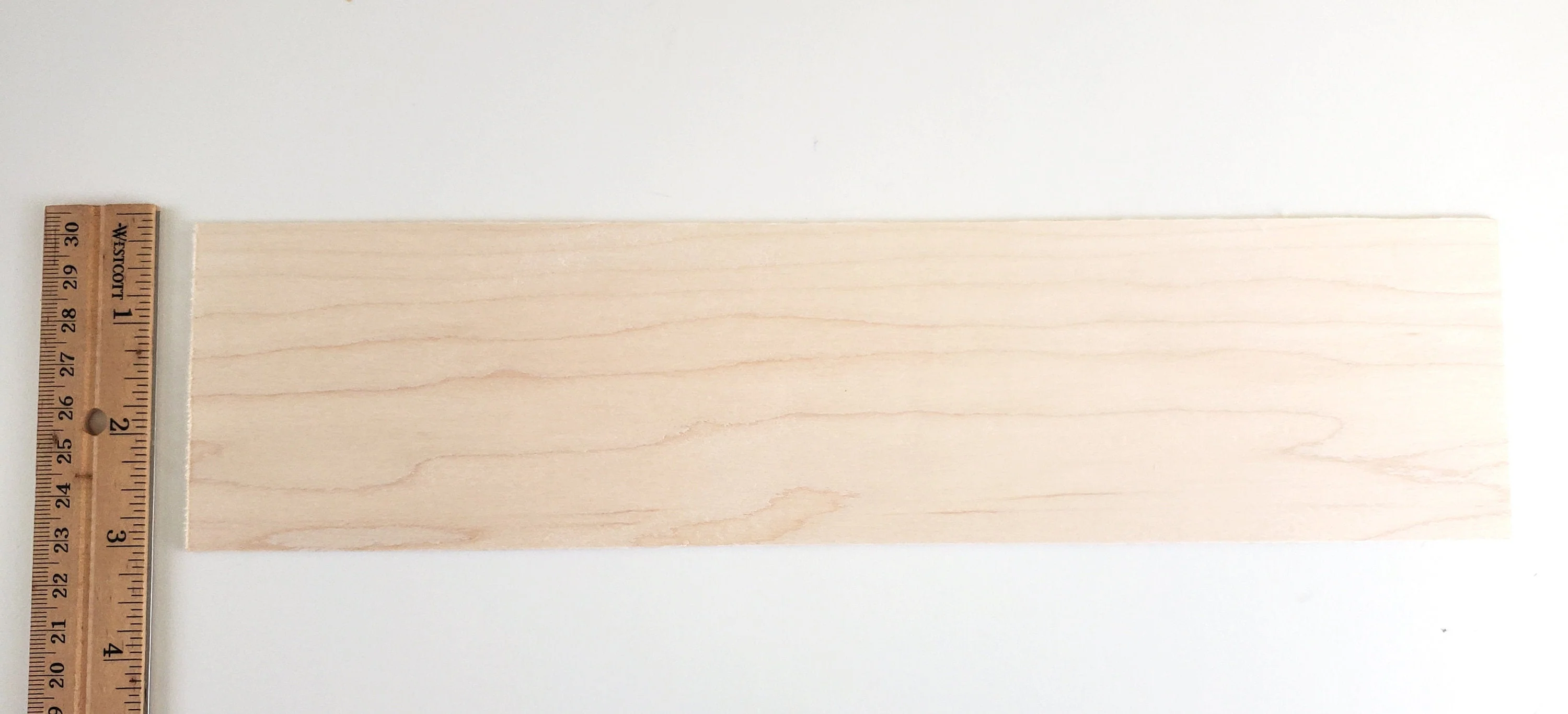 Maple Sheet Plank Thin 1/16" Thick x 3" Wide x 12" Long Kiln Dried Woodworking - Image 2