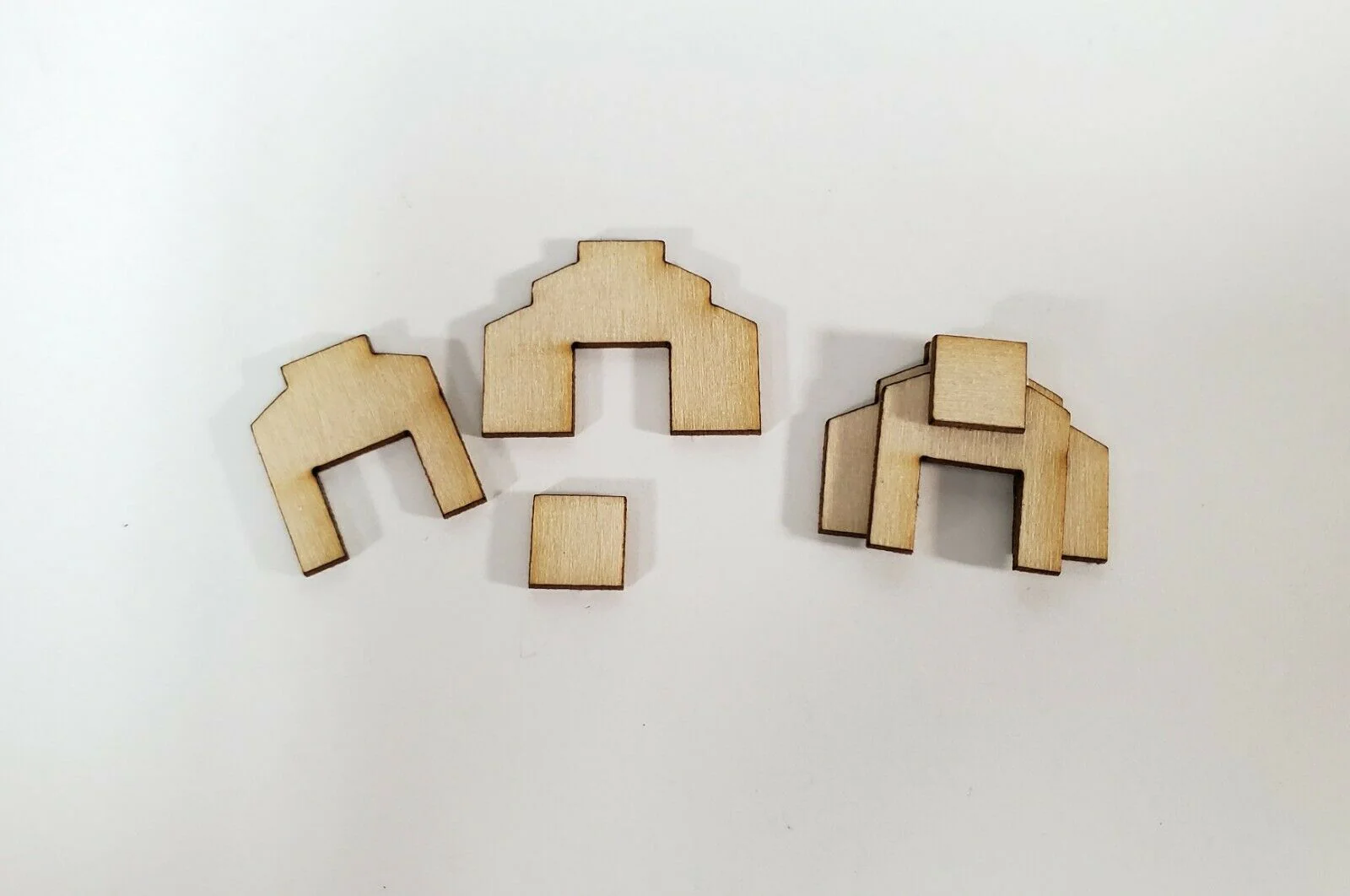 Miniature 1:144 Scale Fireplace Kit Art Deco Style Teeny Tiny DIY Dollhouse - Image 2